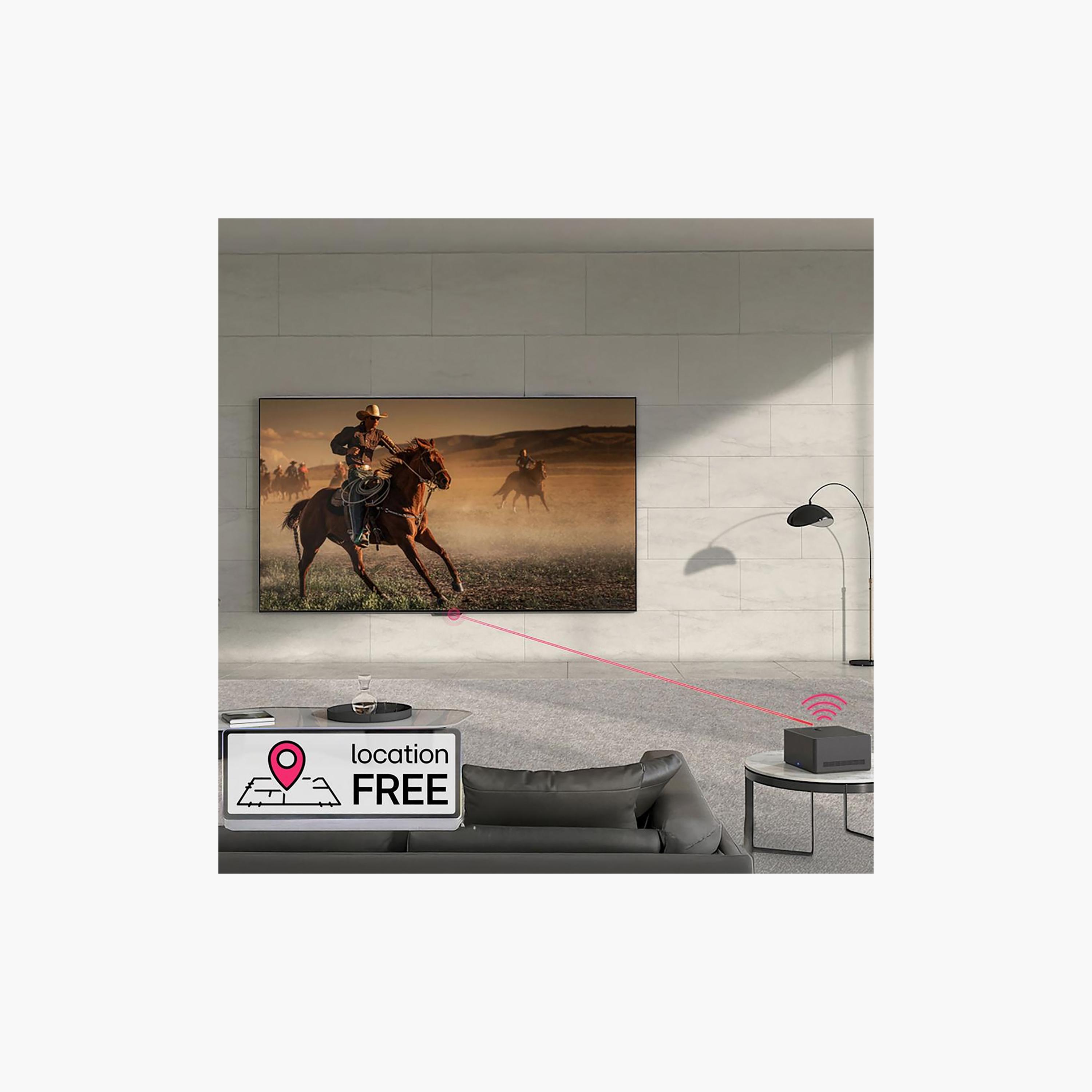 LG 83 Inch OLED TV, SIGNATURE M3, 4K, α9 AI Processor Gen6, 120Hz Refresh Rate, 60W Sound Output, True Wireless Video & Audio Transfer, webOS Smart TV, OLED83M36LA-AMA Black-electronics-televisionandvideo-image-3