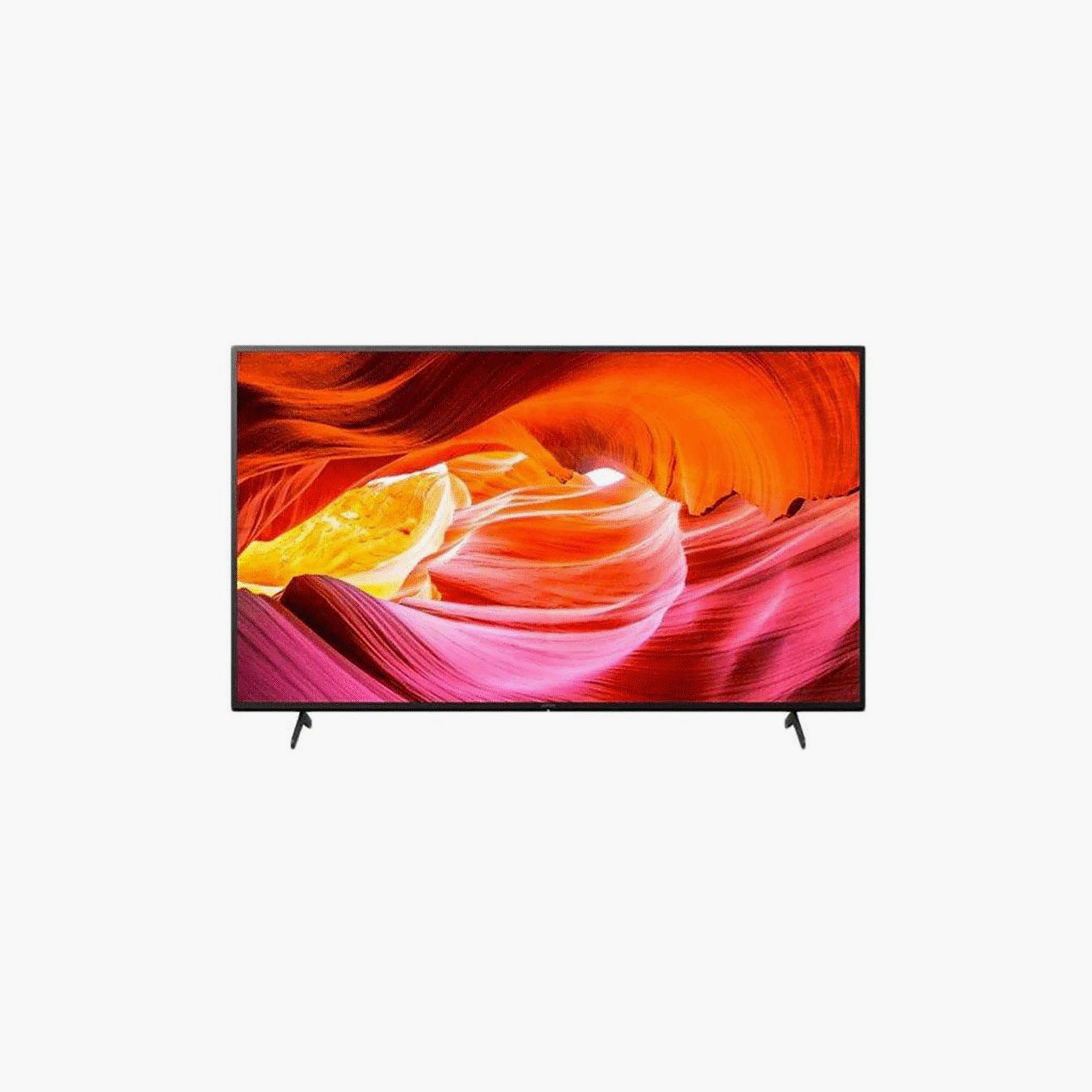تلفزيون سوني 50 بوصة يو إتش دي، X75K، بدقة 4K، معالج 4K X1، تردد 50 هرتز، مخرج صوت 20 واط، دعم HDR، نظام أندرويد تي في الذكي، KD-50X75K لون أسود-electronics-televisionandvideo-image-1