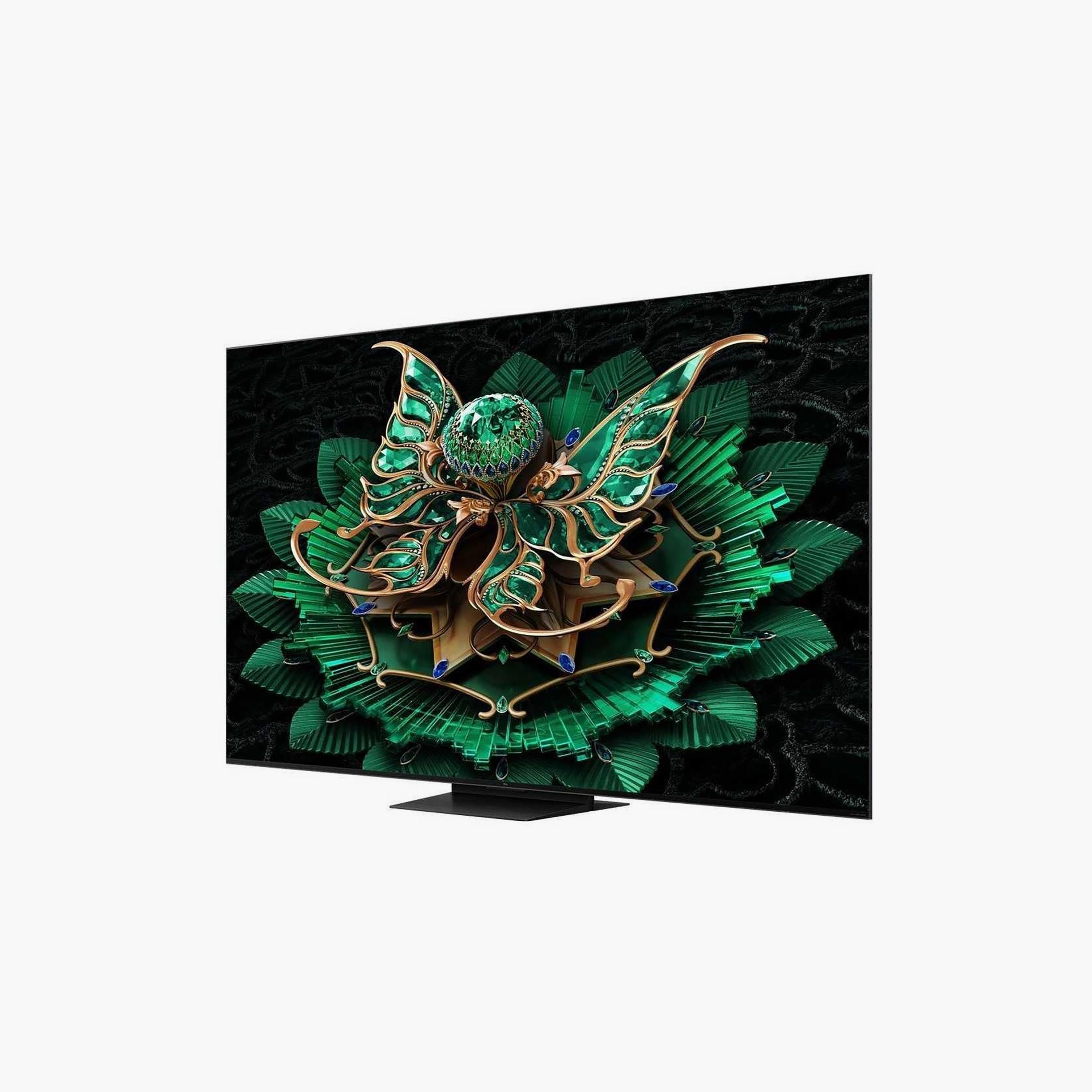 تلفزيون تي سي إل 85 بوصة كيو دي ميني ليد، C7K، بدقة 4K، معالج AiPQ Pro، تردد 144 هرتز، مخرج صوت 40 واط، نظام غوغل تي في الذكي، 85C7K (إصدار 2025) لون أسود-electronics-televisionandvideo-image-6