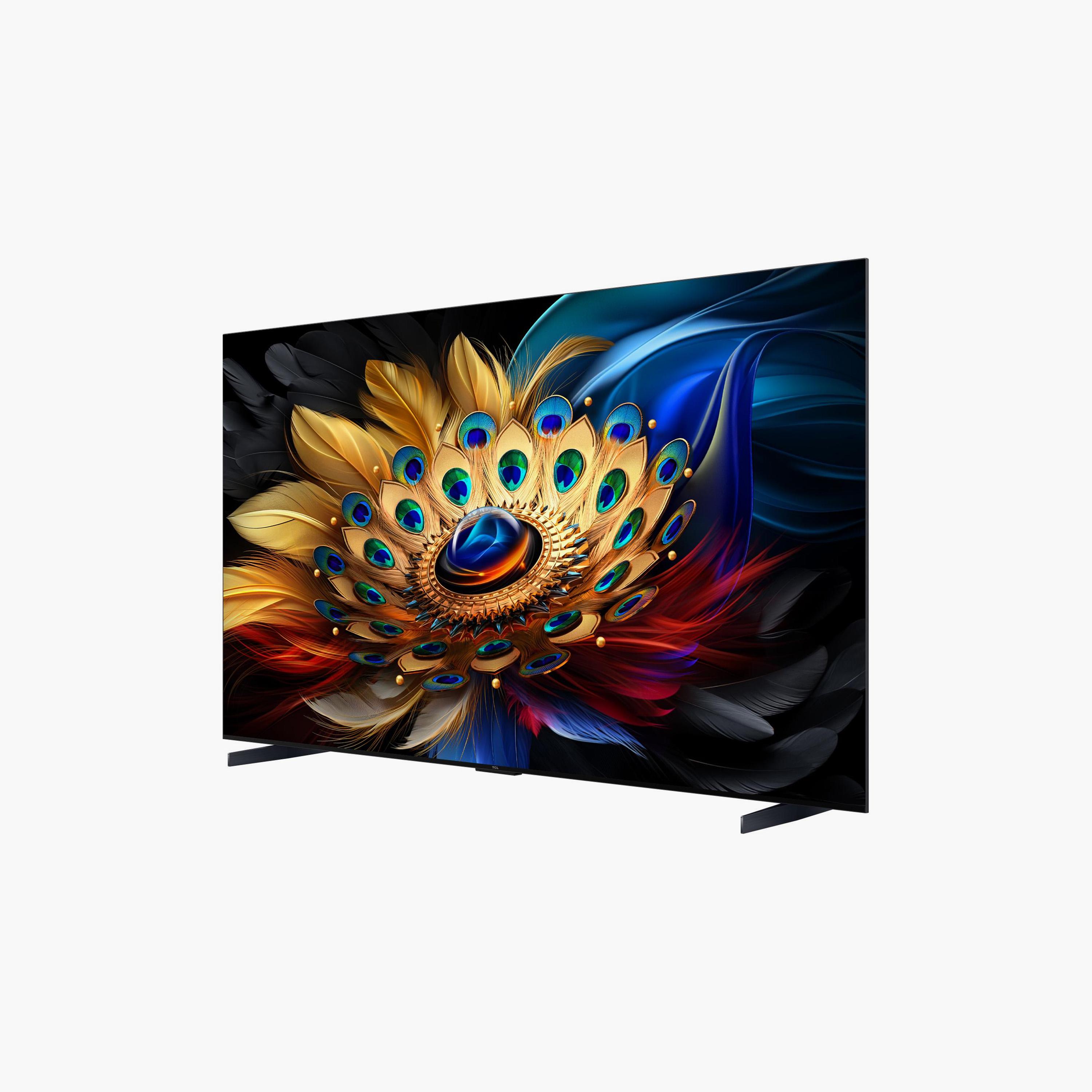 تلفزيون تي سي إل 98 بوصة كيو ليد، C655، بدقة 4K، معالج AiPQ Pro، تردد 120 هرتز، مخرج صوت 35 واط، نظام غوغل تي في الذكي، 98C655 لون أسود-electronics-televisionandvideo-image-3
