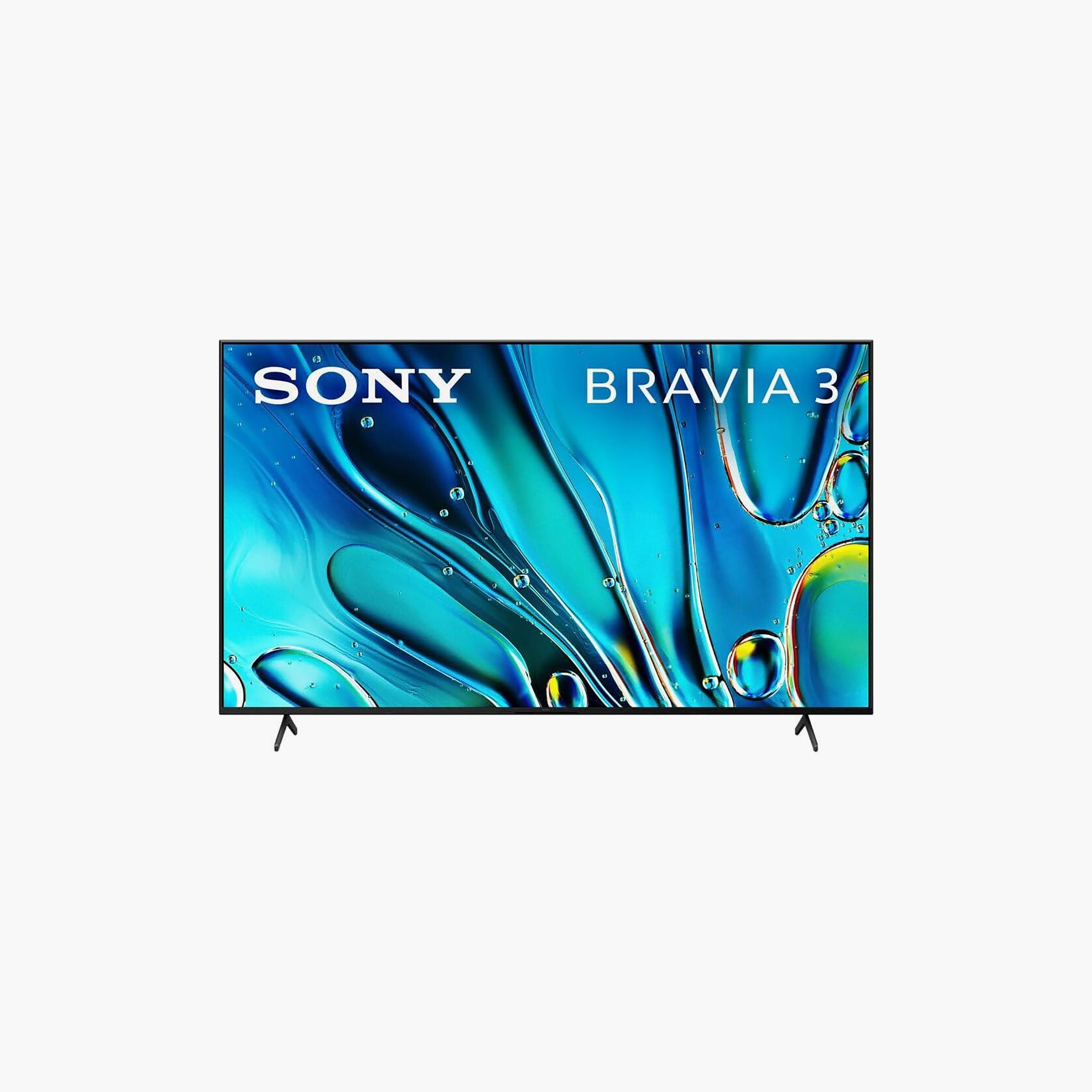 تلفزيون سوني 55 بوصة ليد، Bravia 3، بدقة 4K، معالج 4K HDR X1، تردد 60 هرتز، مخرج صوت 20 واط، نظام أندرويد تي في الذكي، K55S30 لون أسود-electronics-televisionandvideo-image-1