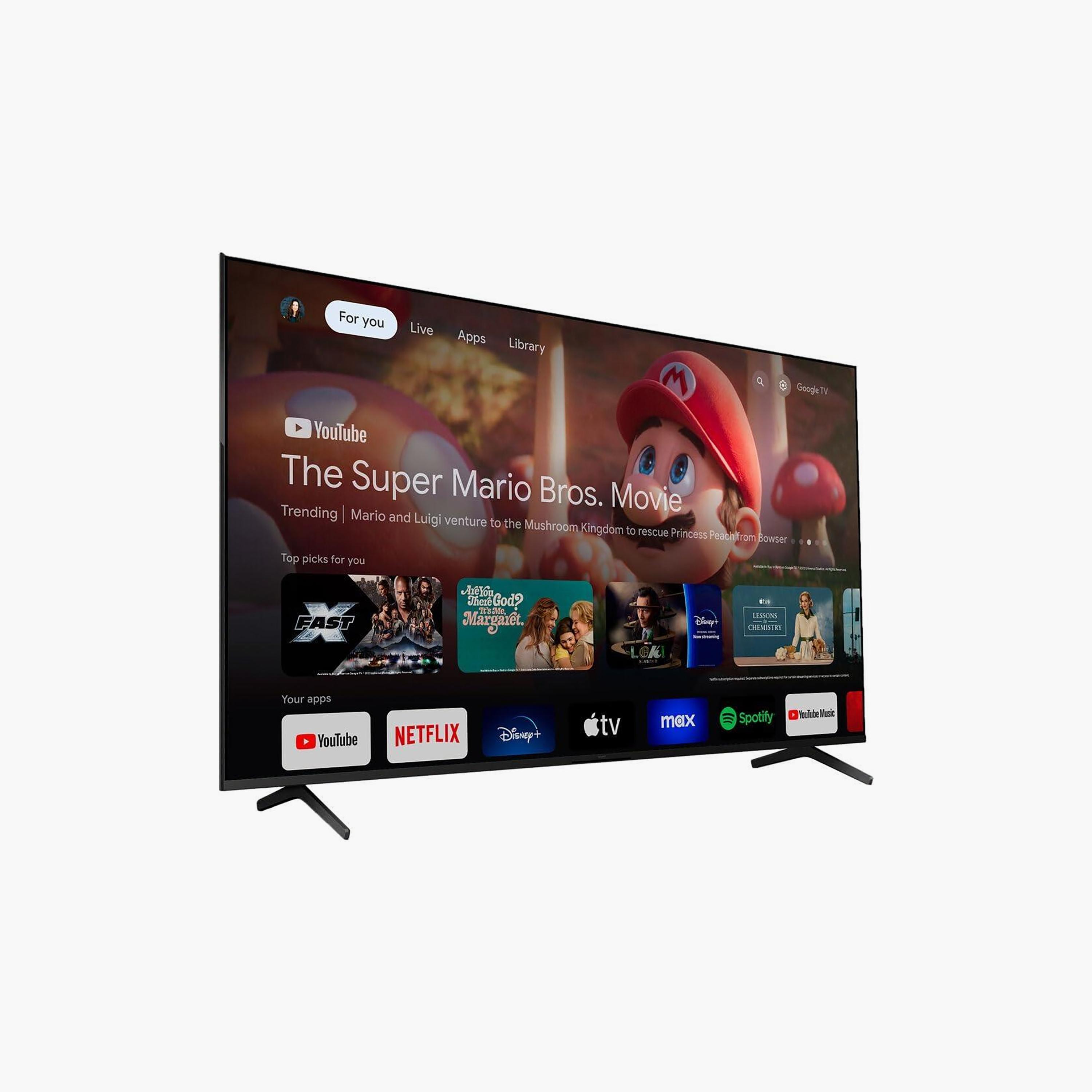 تلفزيون سوني 55 بوصة ليد، Bravia 3، بدقة 4K، معالج 4K HDR X1، تردد 60 هرتز، مخرج صوت 20 واط، نظام أندرويد تي في الذكي، K55S30 لون أسود-electronics-televisionandvideo-image-2