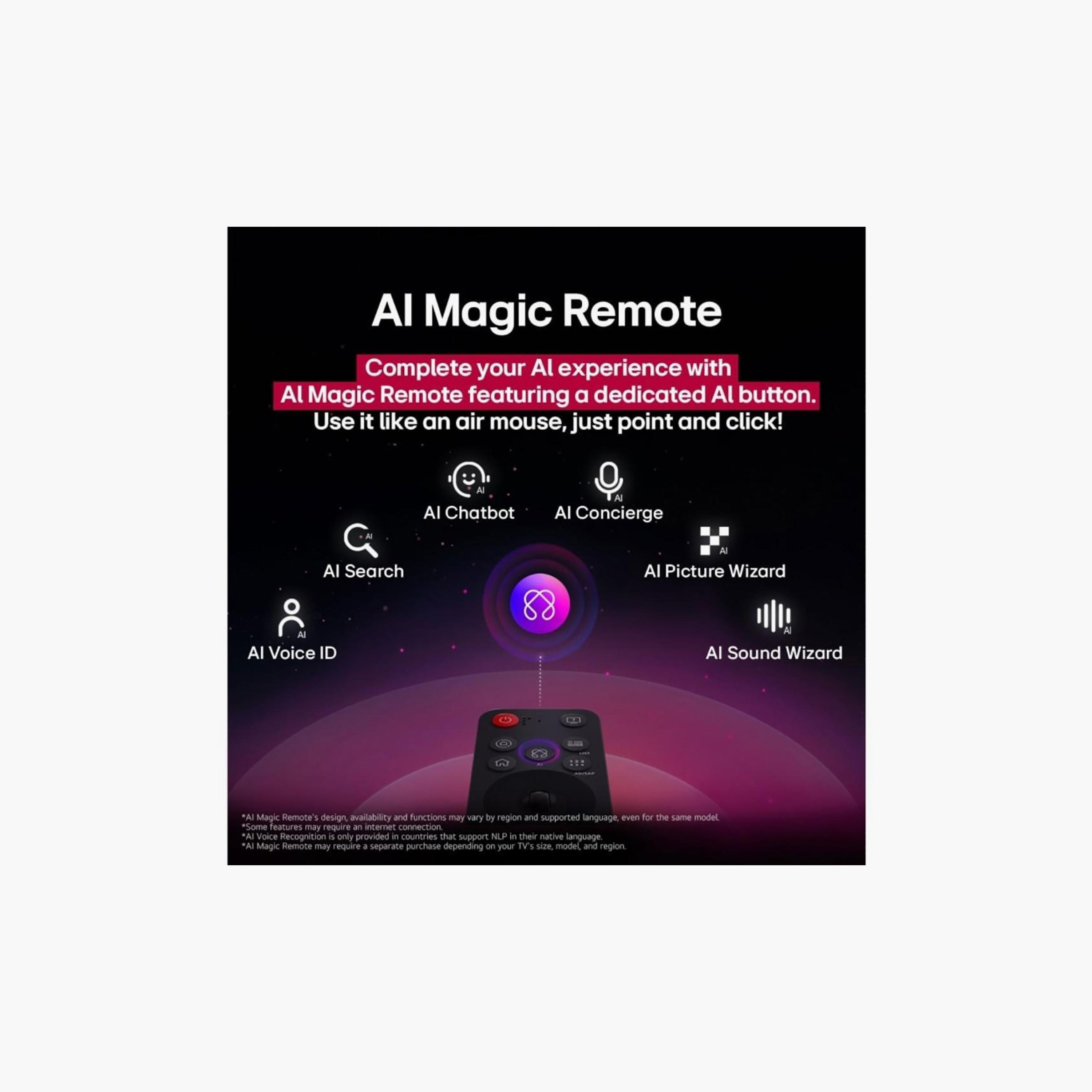 LG 55 Inch UHD TV, UA85, 4K, α7 AI Processor 4K Gen8, 60Hz Refresh Rate, 20W Sound Output, HDR10 Support, webOS Smart TV, 55UA85006LA-AMAE (2025) Black-electronics-televisionandvideo-image-4