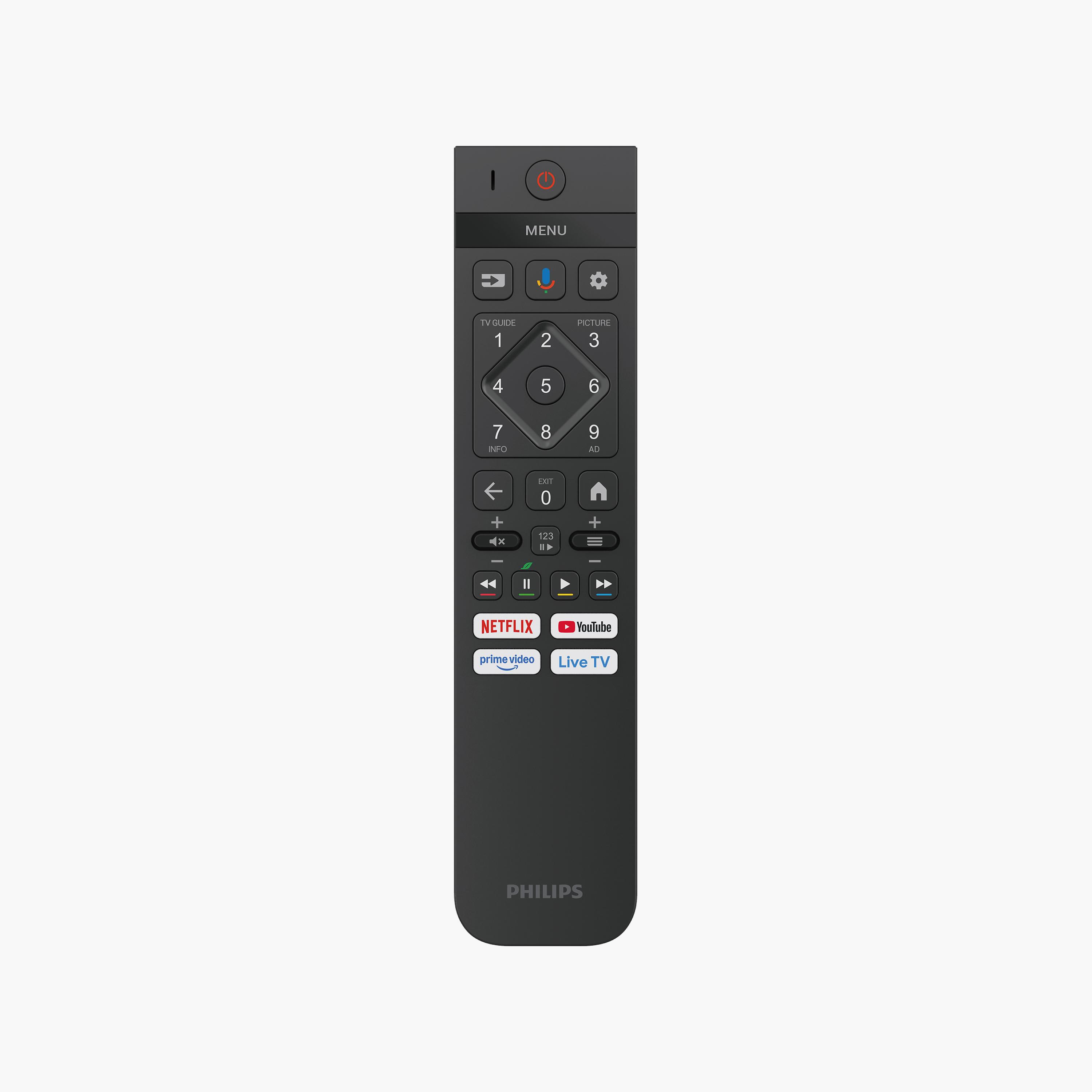 Philips 65 Inch UHD TV, MLED800 Series, 4K, 144Hz Refresh Rate, 44W Sound Output, Multiple Connectivity Options, Google TV Smart TV, 65MLED800/56 (2025) Black-electronics-televisionandvideo-image-3