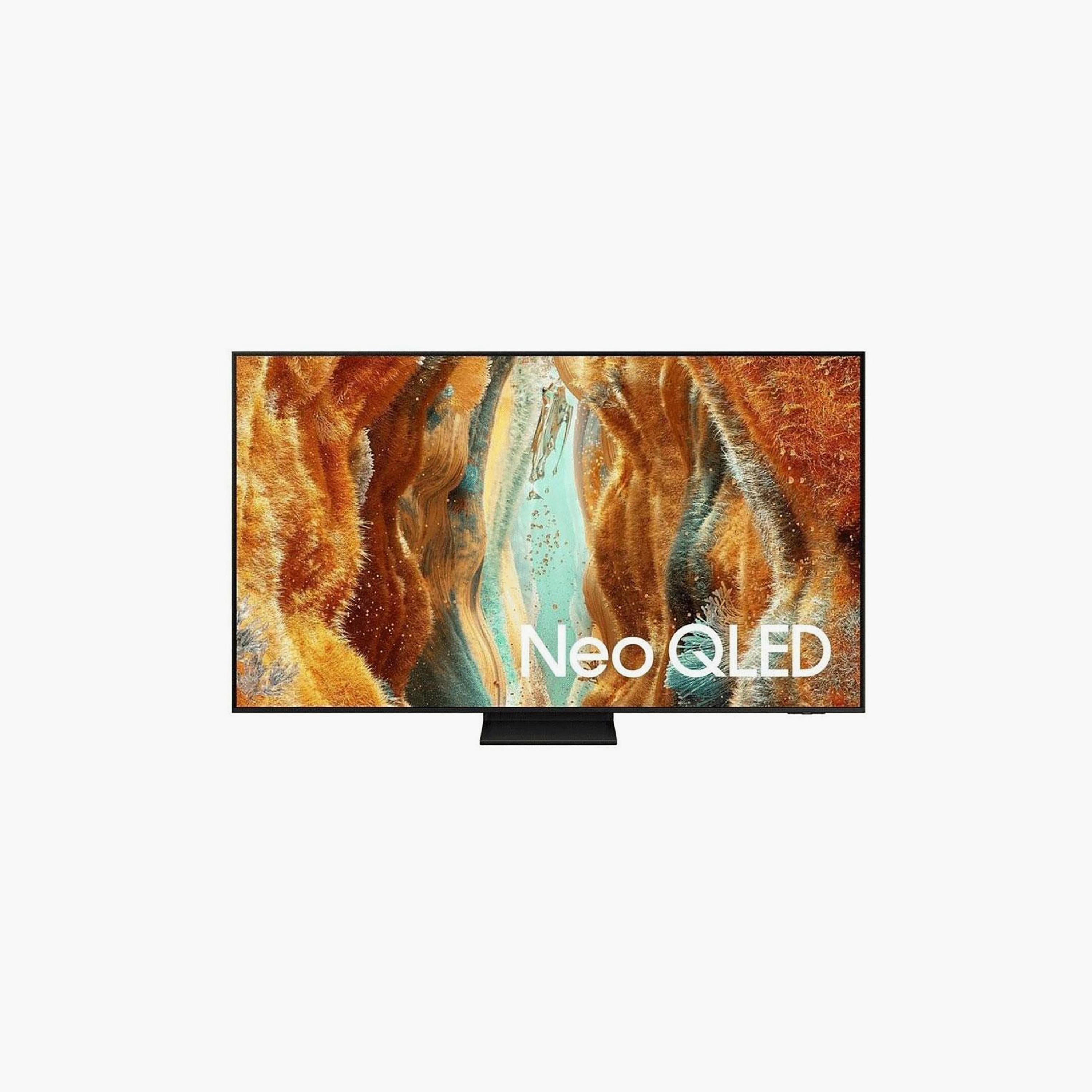 Samsung 85 Inch Neo QLED TV, QN70F, 4K, NQ4 AI Gen2 Processor, 100Hz Refresh Rate, 20W Sound Output, Multiple Connectivity Options, Tizen Smart TV, QA85QN70FAUXZN (2025) Black-electronics-televisionandvideo-image-1