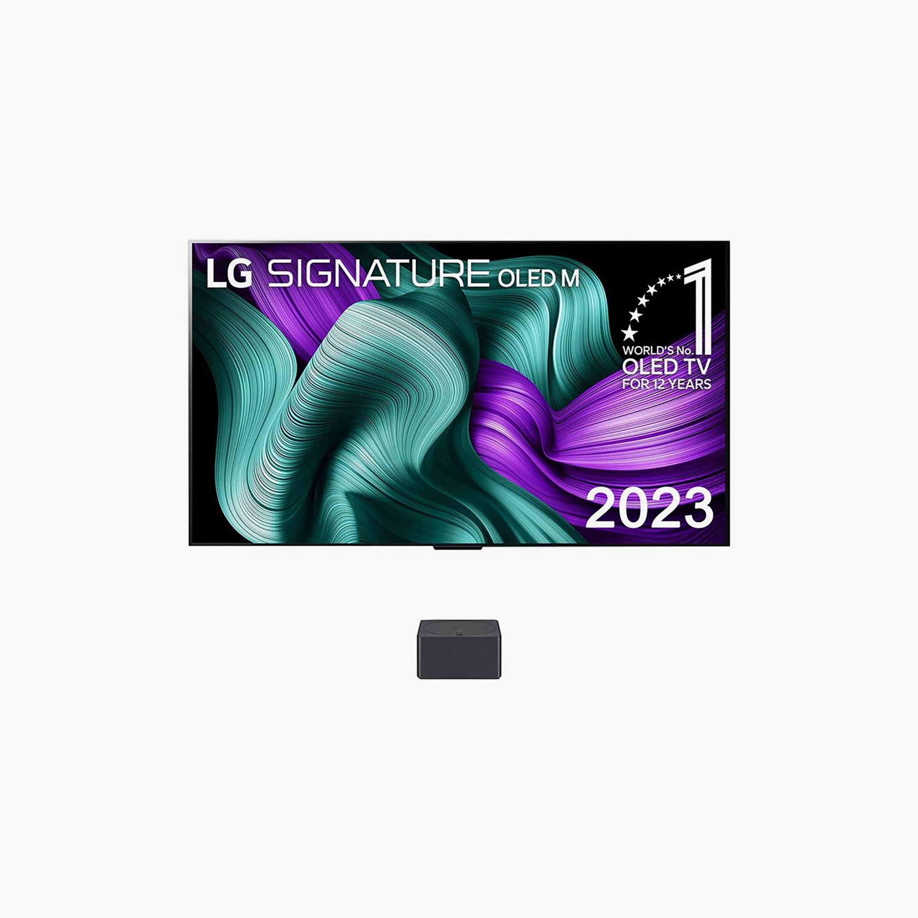 LG 77 Inch OLED TV, SIGNATURE M3, 4K, α9 AI Processor Gen6, 120Hz Refresh Rate, 60W Sound Output, True Wireless Video & Audio Transfer, webOS Smart TV, OLED77M36LA-AMA Black-electronics-televisionandvideo-image-1