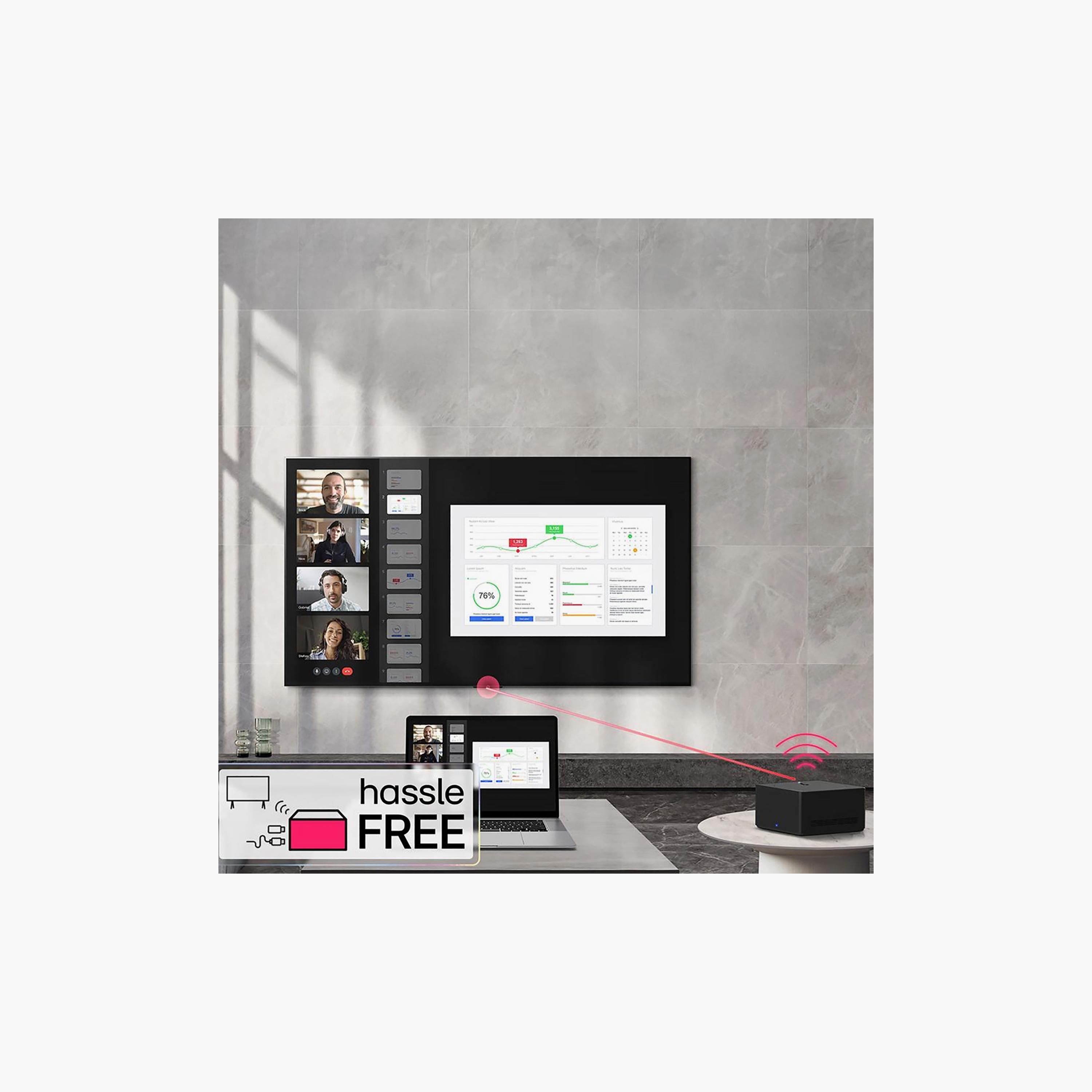 LG 77 Inch OLED TV, SIGNATURE M3, 4K, α9 AI Processor Gen6, 120Hz Refresh Rate, 60W Sound Output, True Wireless Video & Audio Transfer, webOS Smart TV, OLED77M36LA-AMA Black-electronics-televisionandvideo-image-4