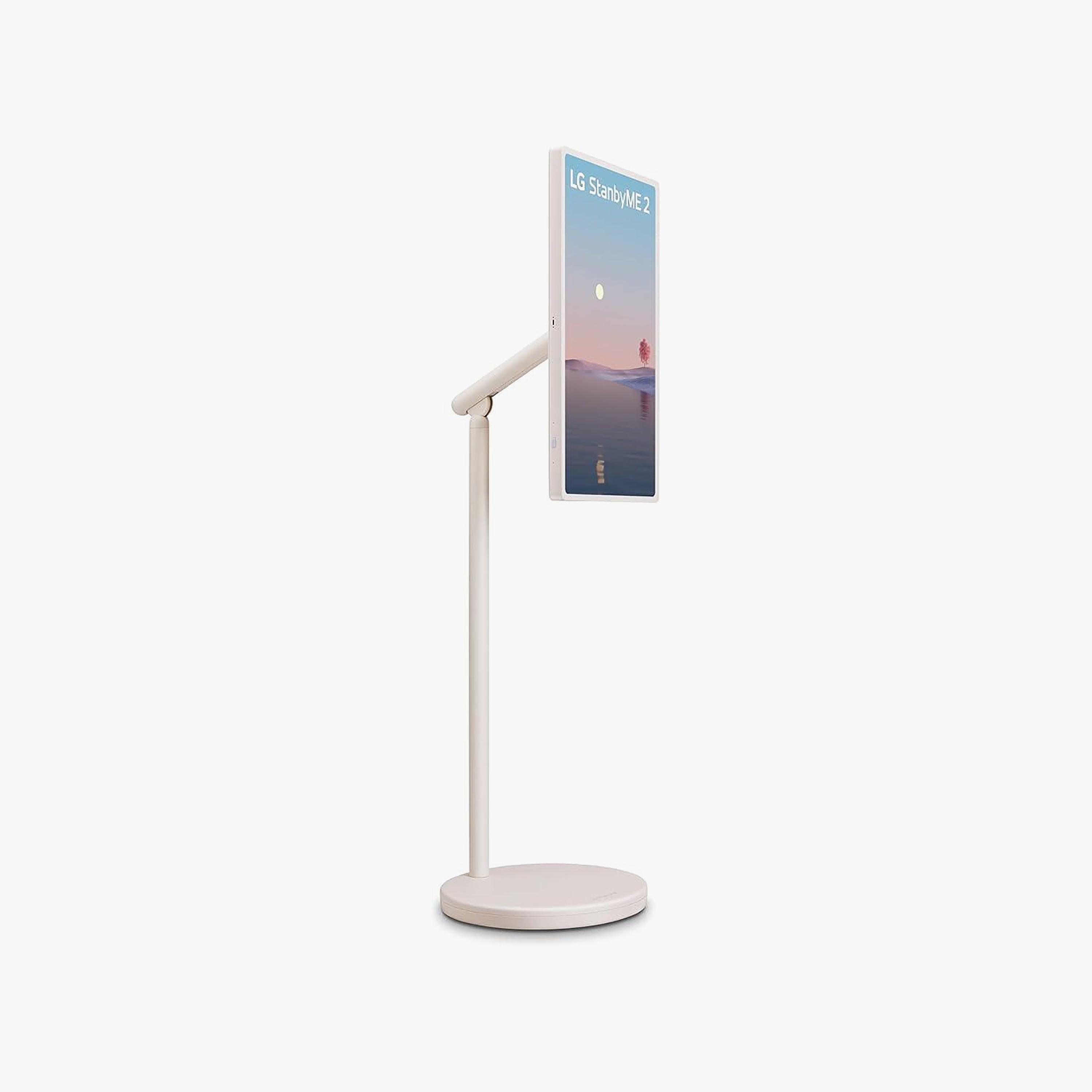 شاشة إل جي 27 بوصة تعمل باللمس، StanbyME 2، بدقة 1440p، تصميم قابل للفصل، شاشة محمولة متعددة الاستخدامات، 27LX6TDGA-AMA لون أبيض-electronics-televisionandvideo-image-3