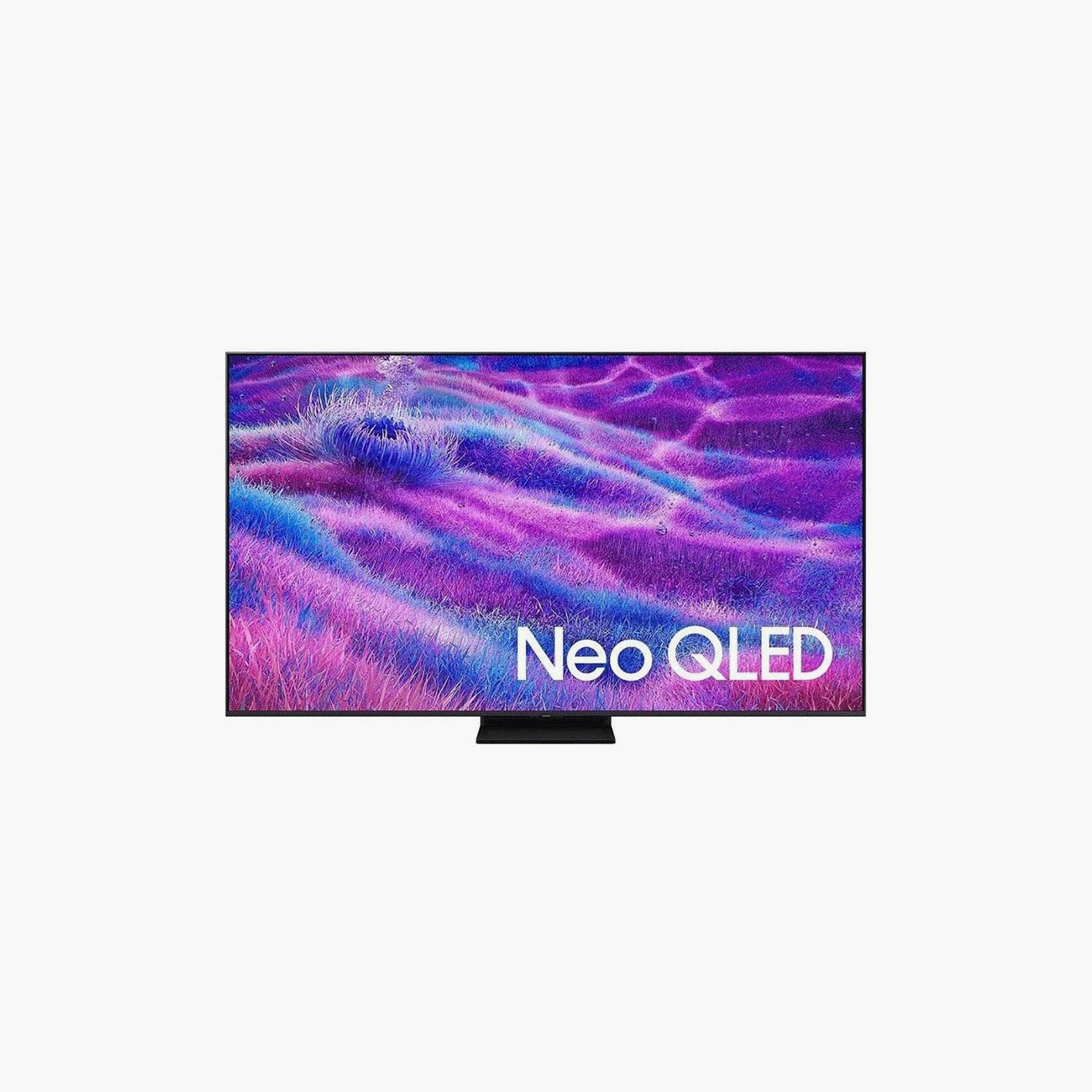 Samsung 75 Inch Neo QLED TV, QN80F, 4K, NQ4 AI Gen2 Processor, 100Hz Refresh Rate, 30W Sound Output, Multiple Connectivity Options, Tizen Smart TV, QA75QN80FAUXZN (2025) Black-electronics-televisionandvideo-image-1