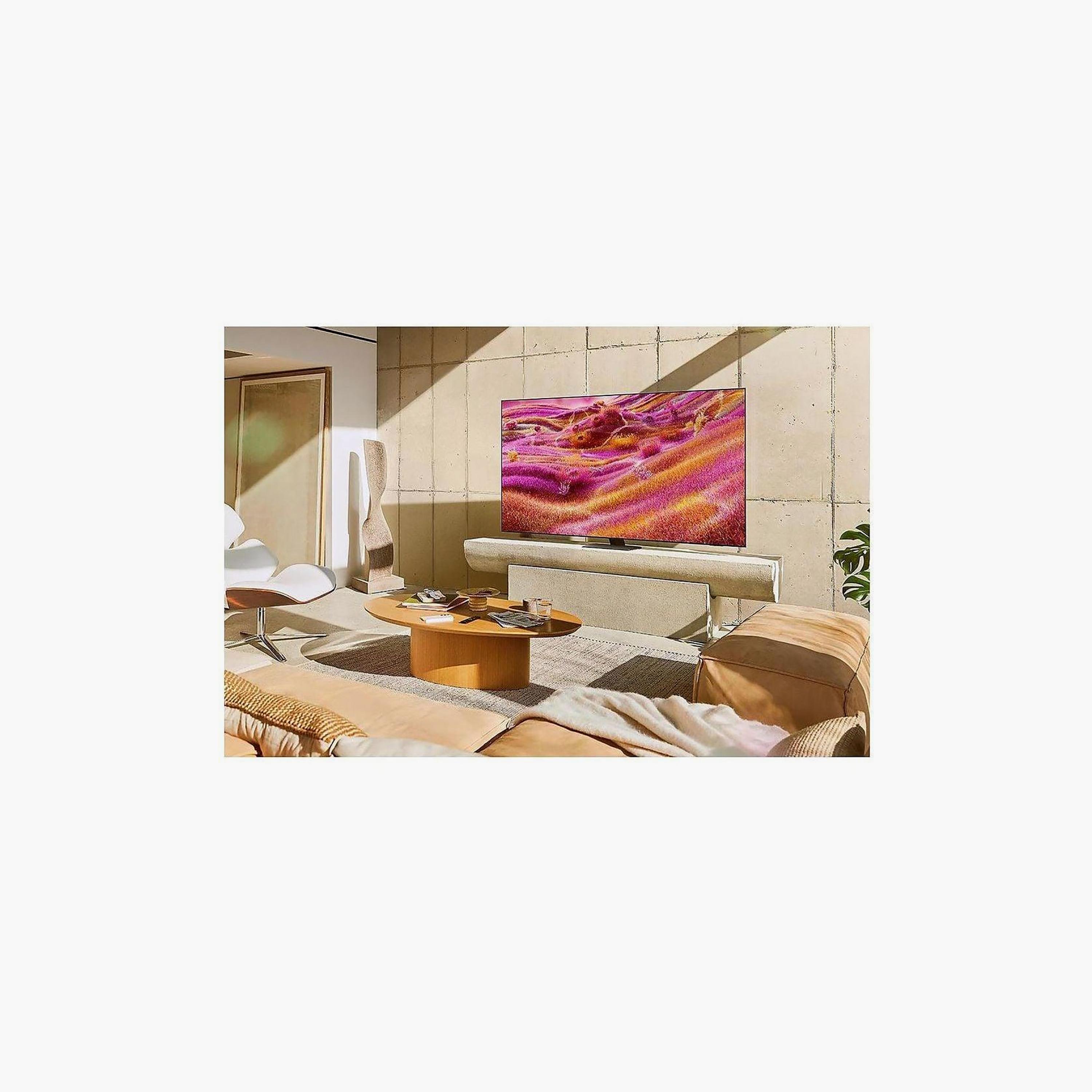 Samsung 75 Inch Neo QLED TV, QN90F, 4K, NQ4 AI Gen3 Processor, 100Hz Refresh Rate, 60W Sound Output, Multiple Connectivity Options, Vision AI Smart TV, QA75QN90FAUXZN (2025) Black-electronics-televisionandvideo-image-4
