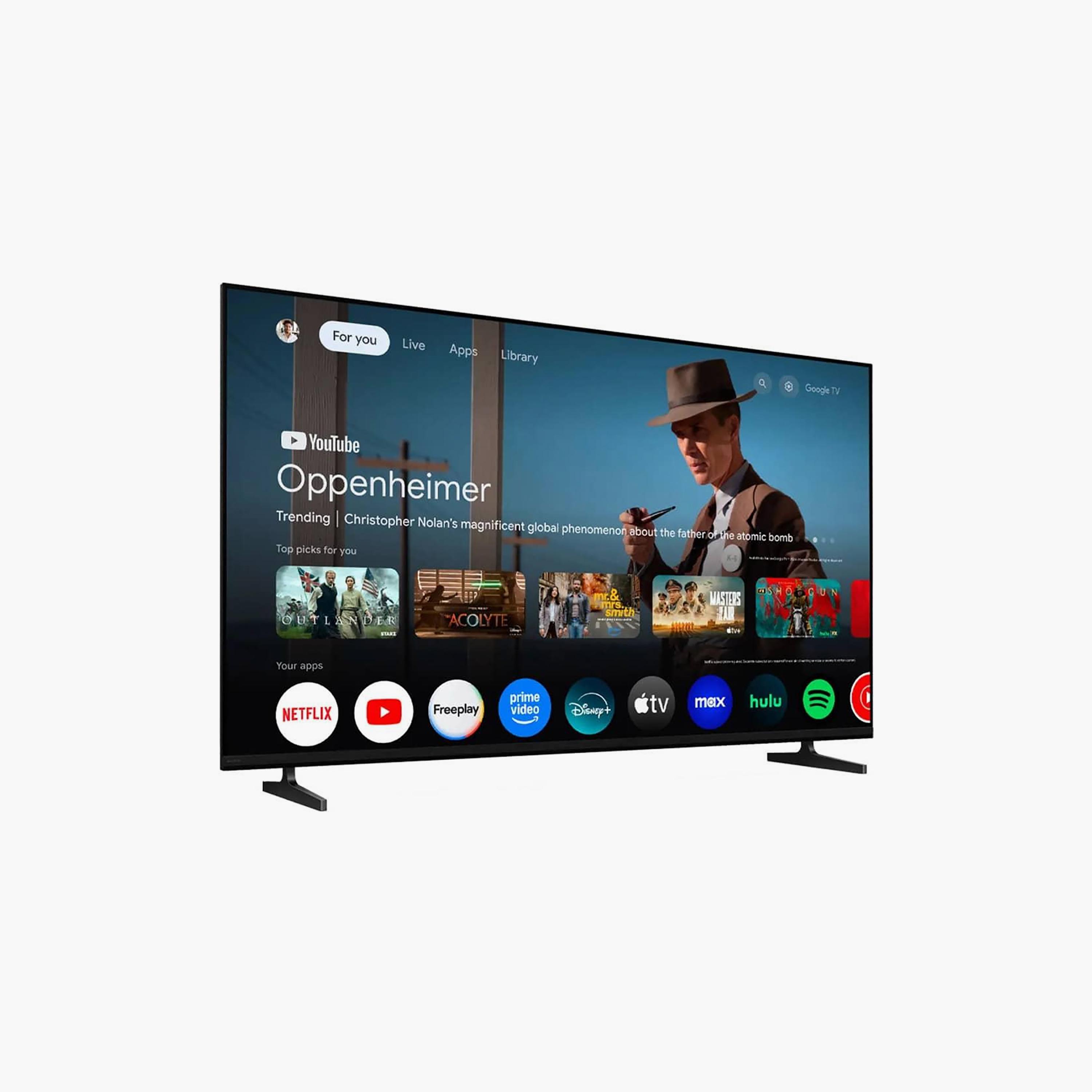 Sony 55 Inch UHD TV, BRAVIA 2 II, 4K, 4K Processor X1, Dolby Support, Multiple Connectivity Options, Google TV Smart TV, K55S20M2 (2025) Black-electronics-televisionandvideo-image-2