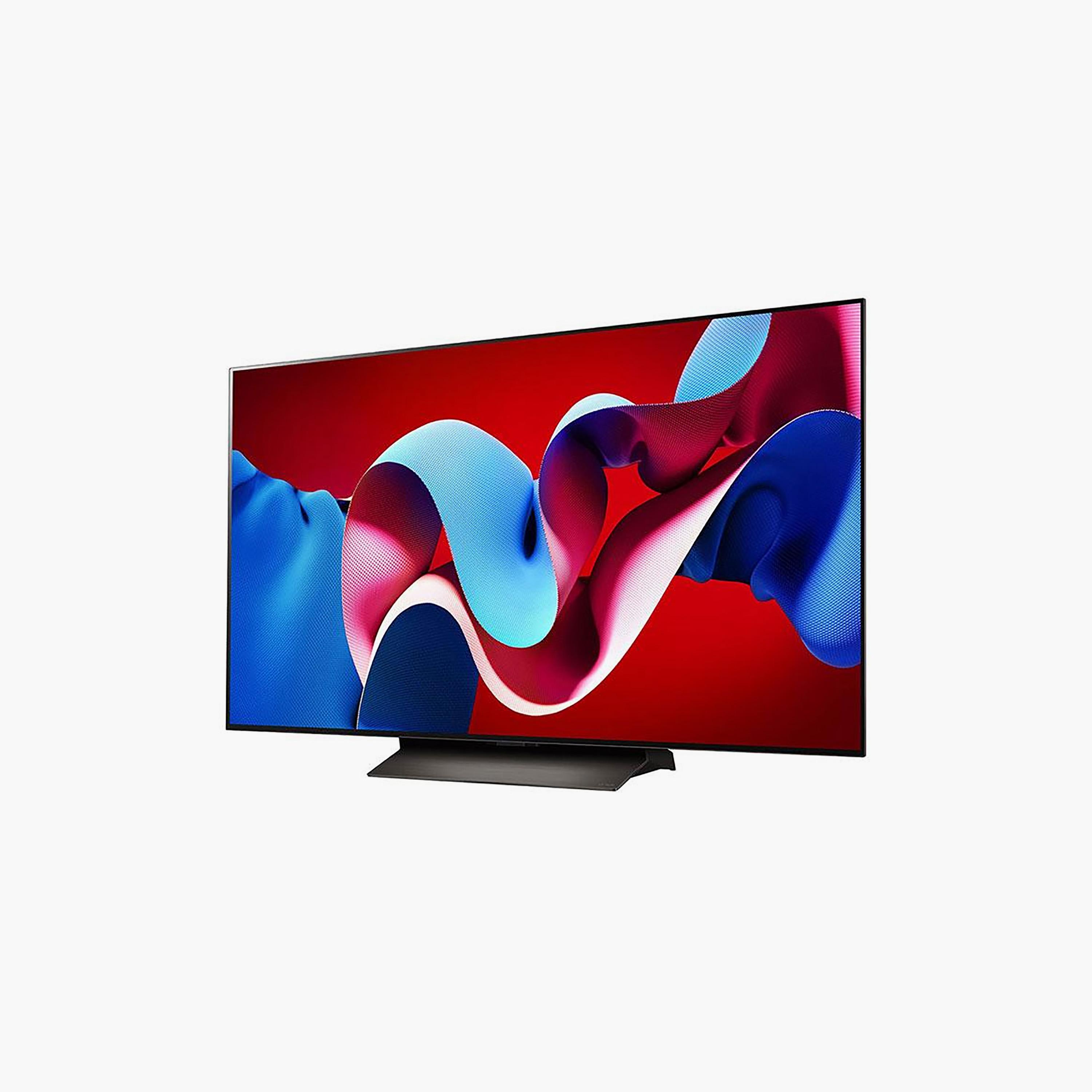 تلفزيون إل جي 77 بوصة أوليد إيفو، C4، بدقة 4K، معالج α9 الجيل السابع، تردد 120 هرتز، دولبي فيجن، نظام webOS الذكي، OLED77C46LA-AMAG (إصدار 2024) لون أسود-electronics-televisionandvideo-image-4