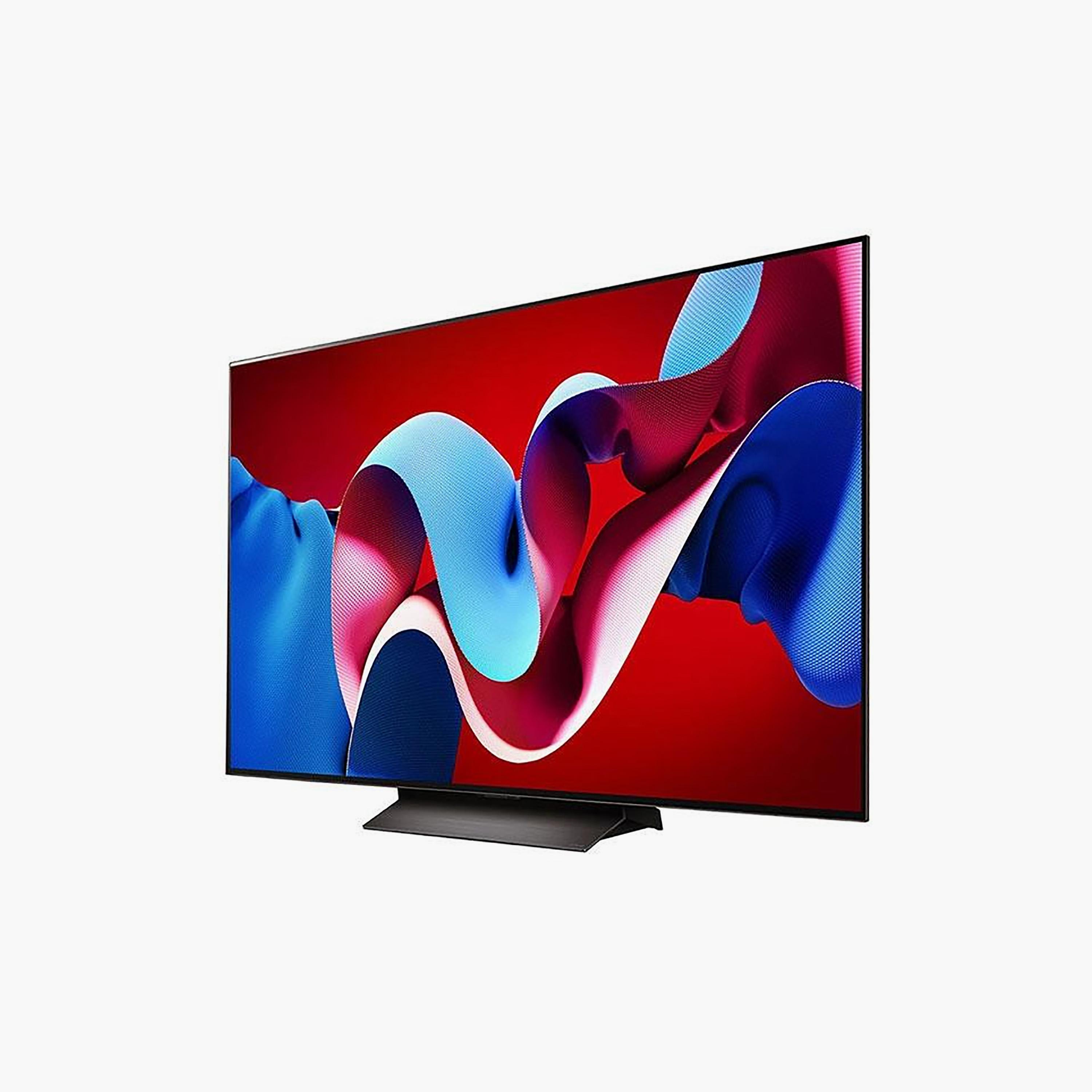 تلفزيون إل جي 77 بوصة أوليد إيفو، C4، بدقة 4K، معالج α9 الجيل السابع، تردد 120 هرتز، دولبي فيجن، نظام webOS الذكي، OLED77C46LA-AMAG (إصدار 2024) لون أسود-electronics-televisionandvideo-image-5