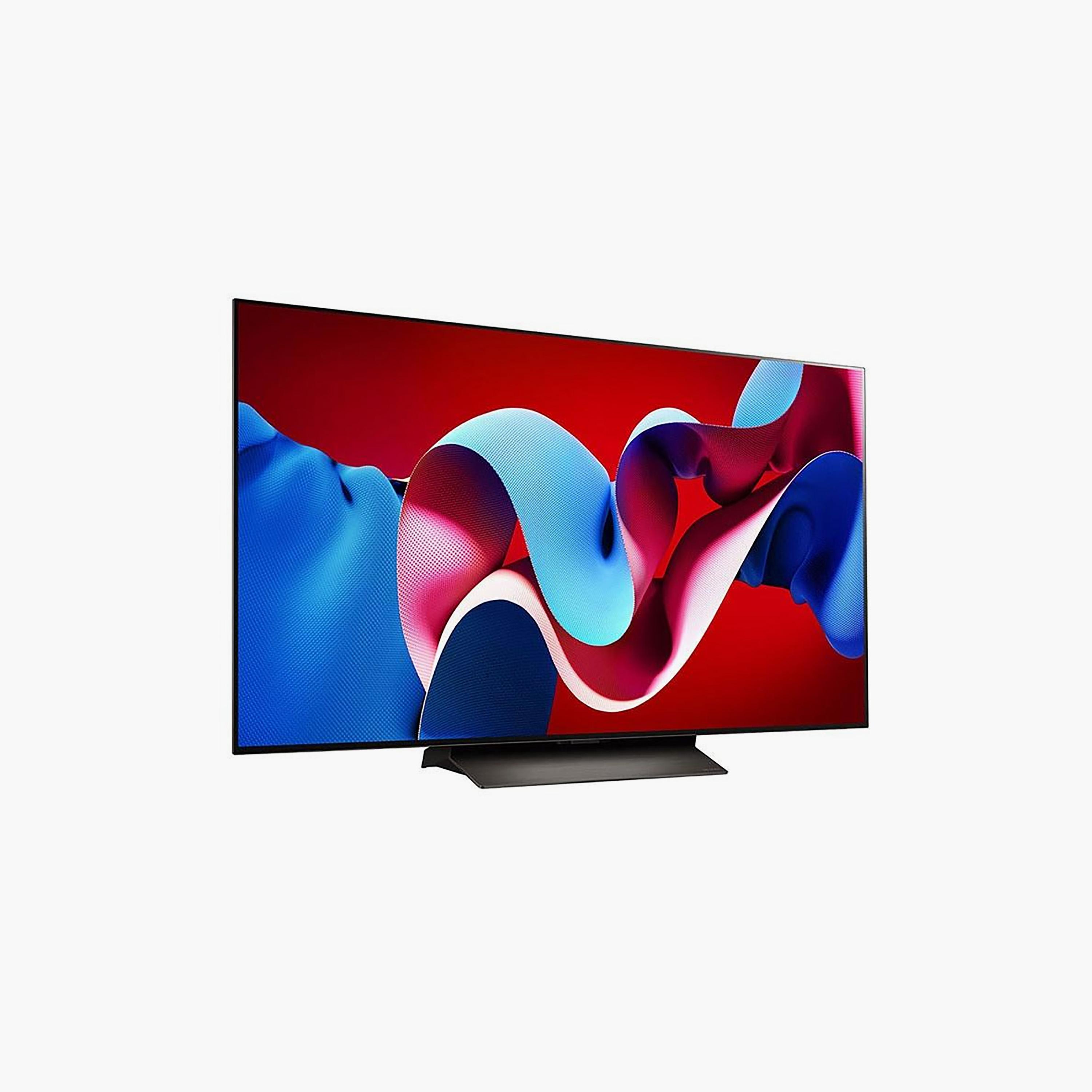 تلفزيون إل جي 77 بوصة أوليد إيفو، C4، بدقة 4K، معالج α9 الجيل السابع، تردد 120 هرتز، دولبي فيجن، نظام webOS الذكي، OLED77C46LA-AMAG (إصدار 2024) لون أسود-electronics-televisionandvideo-image-7