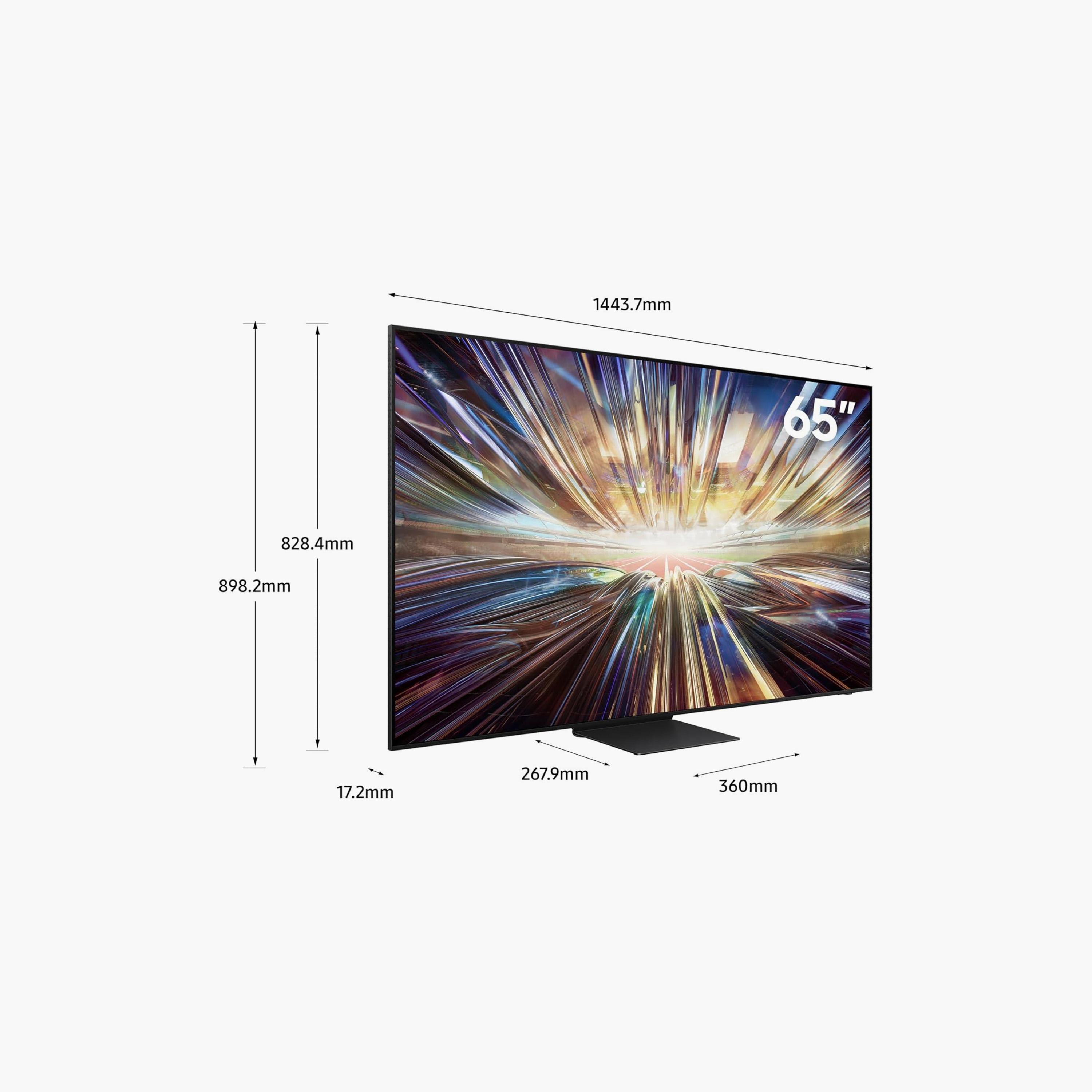 تلفزيون سامسونج 65 بوصة نيو كيو ليد، QN800D، بدقة 8K، معالج NQ8 AI الجيل الثاني، تقنية OLED HDR+، نظام تايزن الذكي، QA65QN800DUXZN (إصدار 2024)-electronics-televisionandvideo-image-2