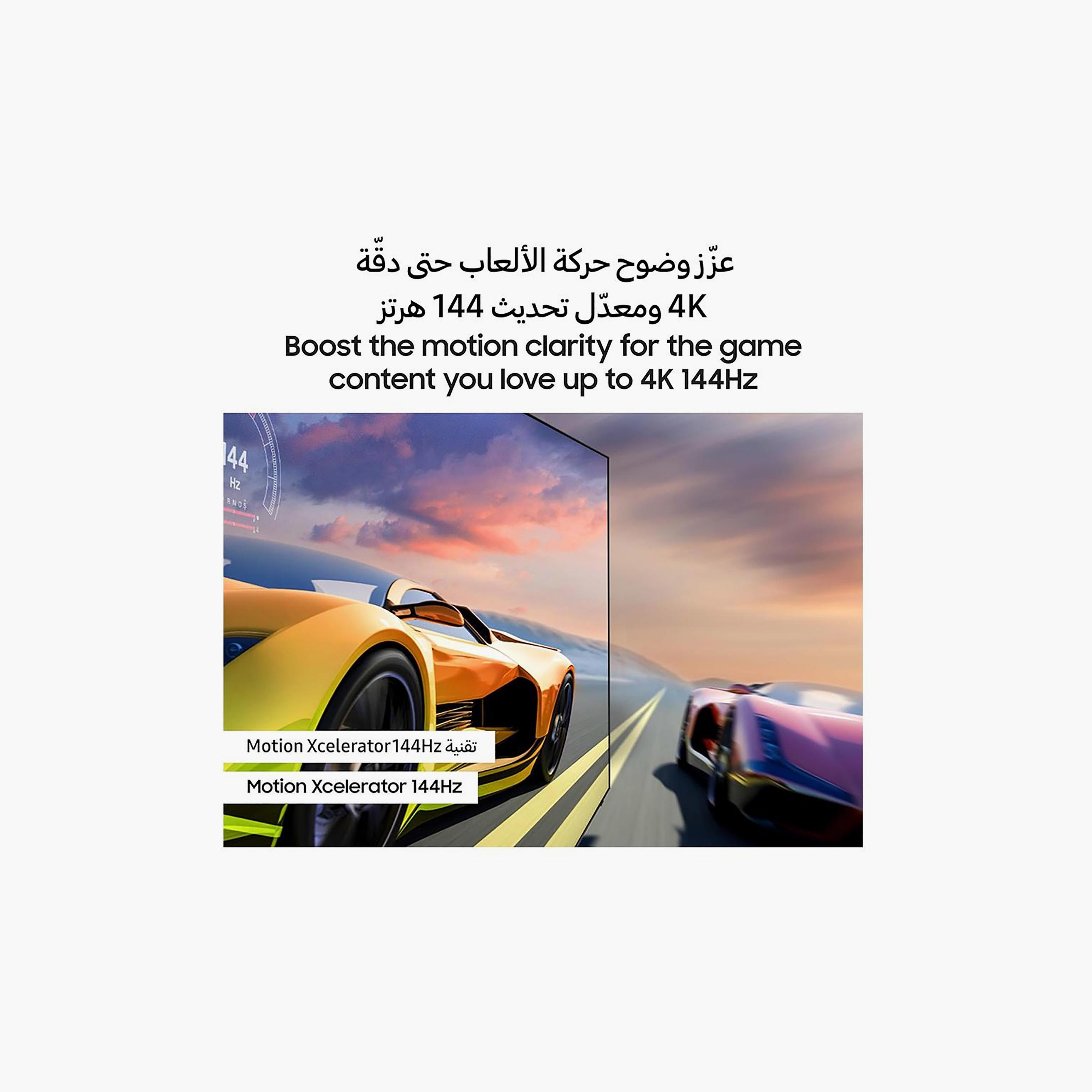 تلفزيون سامسونج 75 بوصة نيو كيو ليد، QN90D، بدقة 4K، معالج NQ4 AI الجيل الثاني، Neo Quantum HDR+، نظام تايزن الذكي، QA75QN90DAUXZN لون أسود-electronics-televisionandvideo-image-7