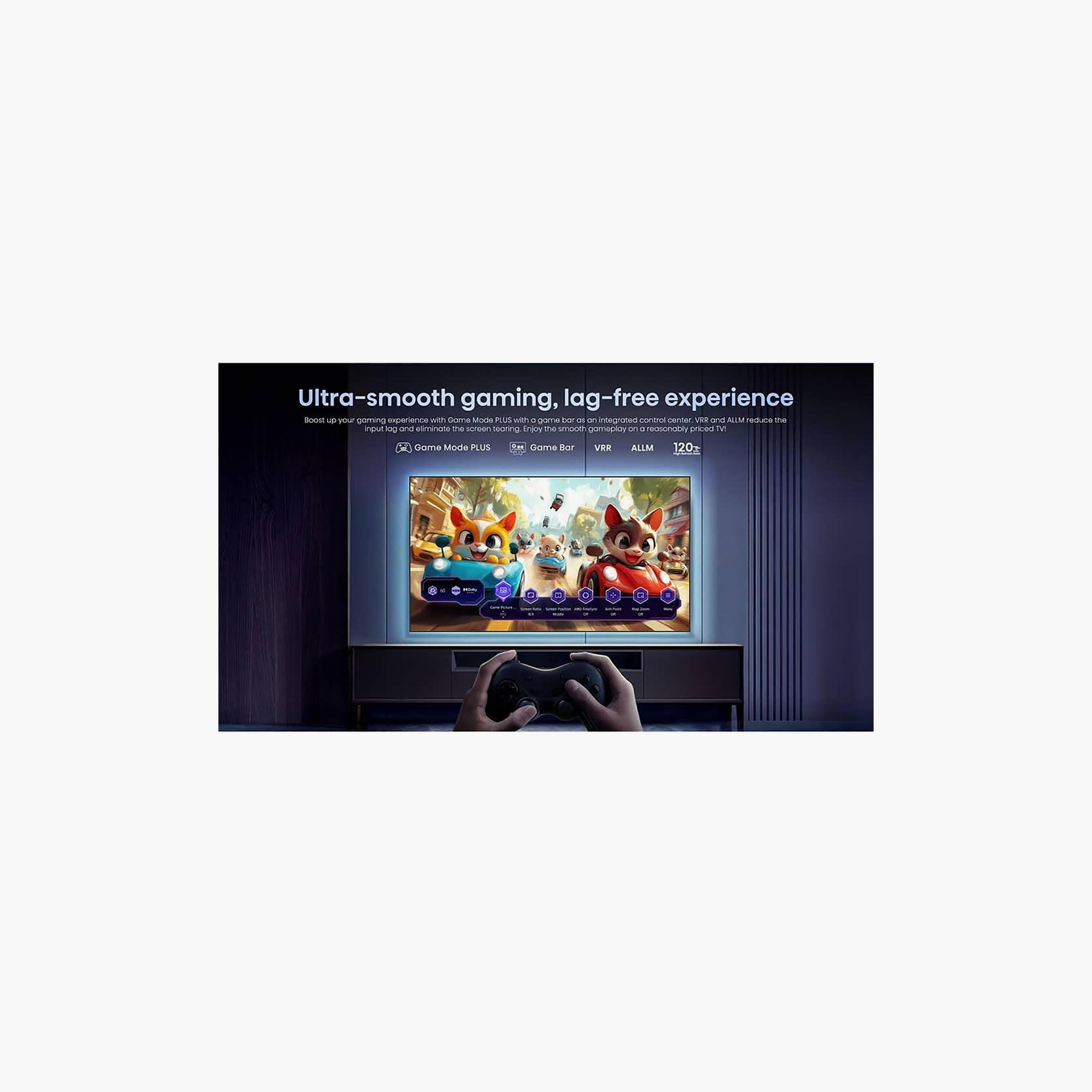 تلفزيون هايسنس 55 بوصة يو ليد، U6Q PRO، بدقة 4K، معالج MT9618، تردد 60 هرتز، مخرج صوت 40 واط، نظام VIDAA الذكي، 55U6Q PRO (إصدار 2025) لون أسود-electronics-televisionandvideo-image-10