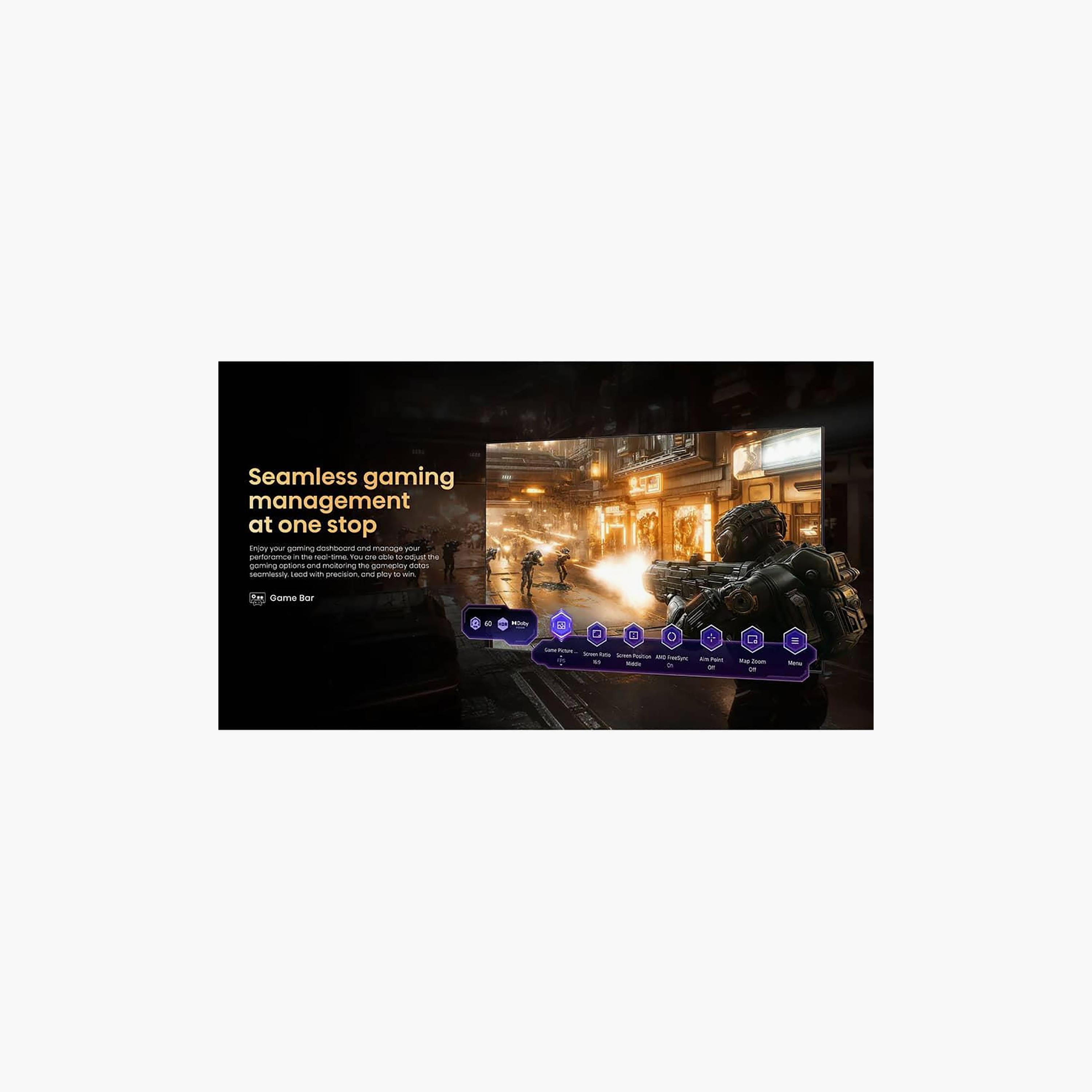 تلفزيون هايسنس 55 بوصة يو ليد، U6Q PRO، بدقة 4K، معالج MT9618، تردد 60 هرتز، مخرج صوت 40 واط، نظام VIDAA الذكي، 55U6Q PRO (إصدار 2025) لون أسود-electronics-televisionandvideo-image-2