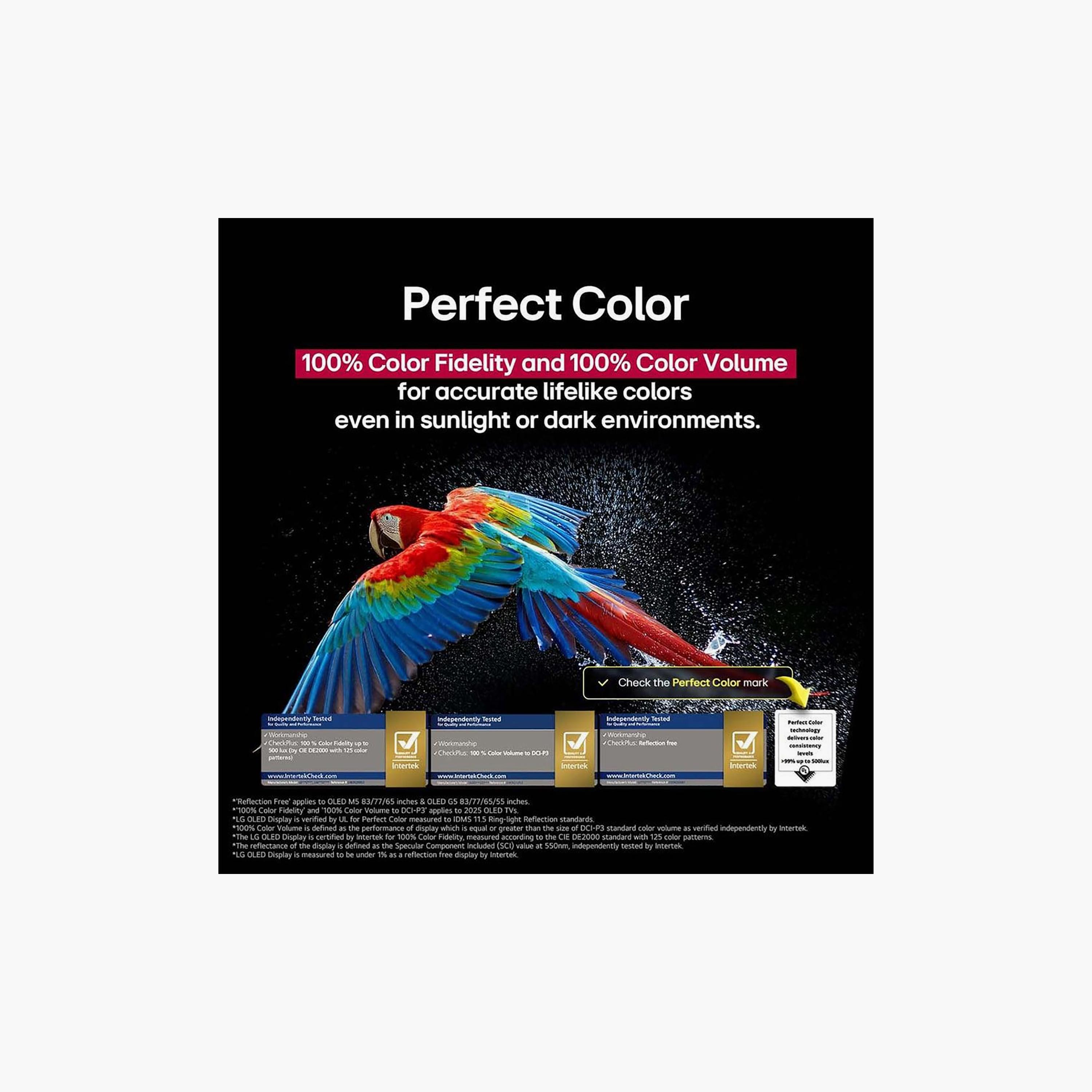 LG 77 Inch OLED evo TV, G5, 4K, α11 AI Processor 4K Gen2, 165Hz Refresh Rate, 60W Sound Output, Multiple Connectivity Options, webOS Smart TV, OLED77G56LA-AMAG (2025) Black-electronics-televisionandvideo-image-9