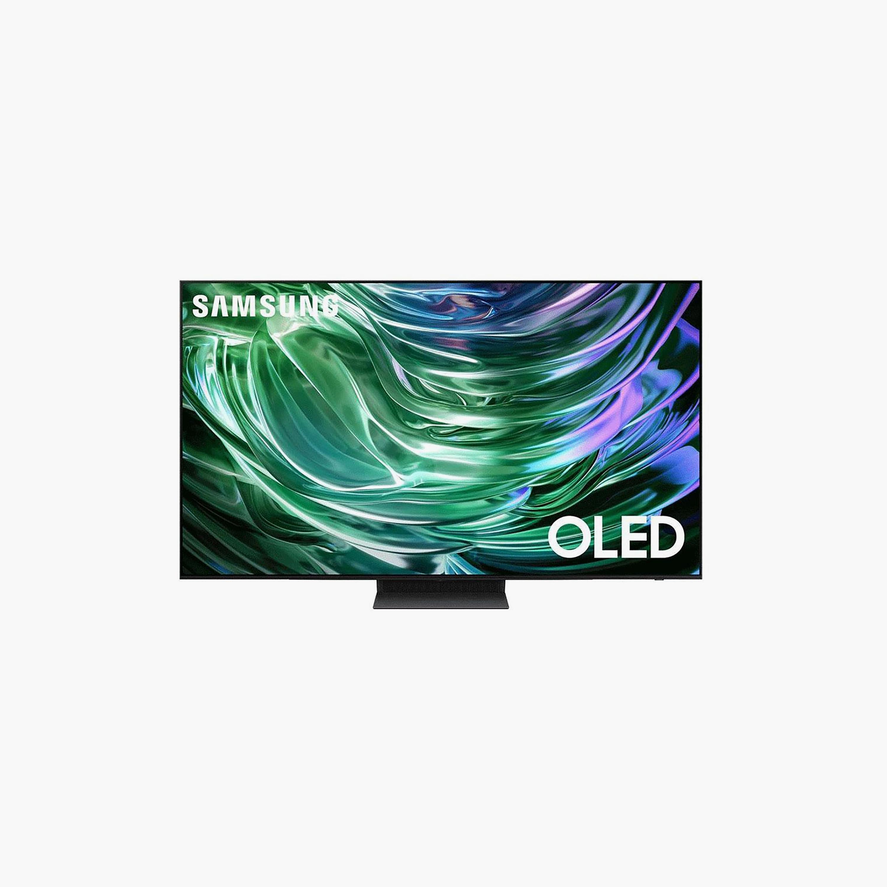 تلفزيون سامسونج 55 بوصة أوليد، S90D، بدقة 4K، معالج NQ4 AI الجيل الثاني، تقنية OLED HDR+، نظام تايزن الذكي، QA55S90DAUXZN (إصدار 2024) لون أسود جرافيت-electronics-televisionandvideo-image-1