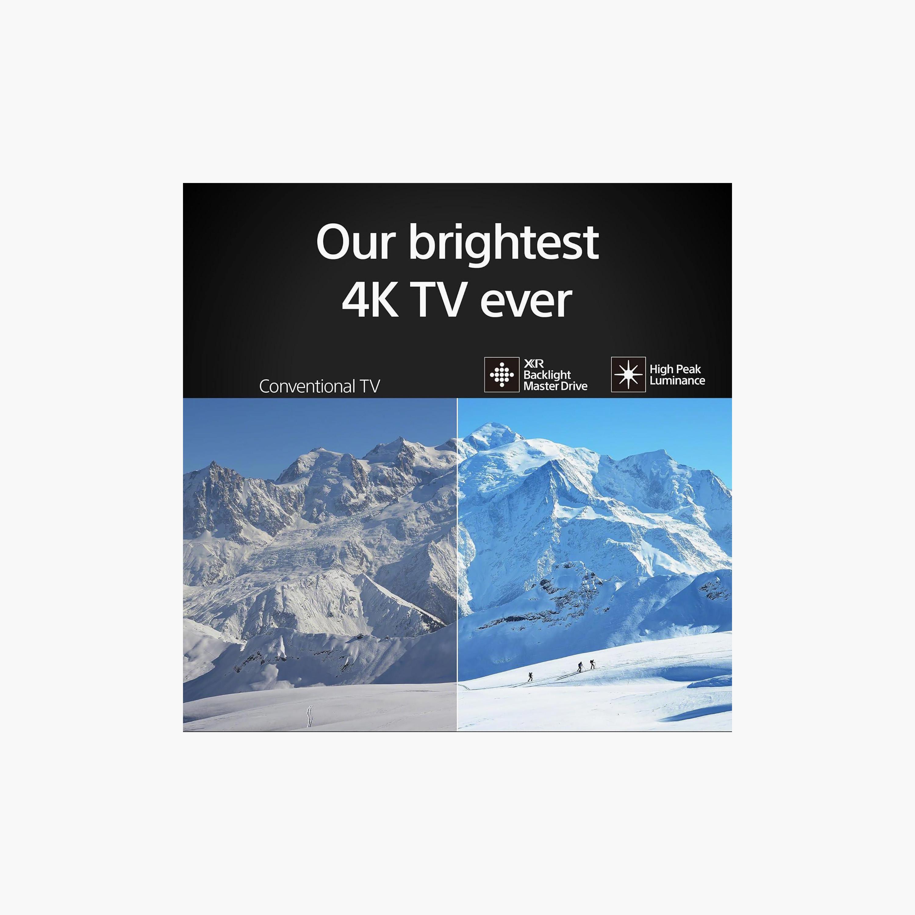 تلفزيون سوني 85 بوصة ميني ليد، XR90، بدقة 4K، معالج XR، تردد 120 هرتز، نظام غوغل تي في الذكي، K-85XR90 لون أسود-electronics-televisionandvideo-image-7