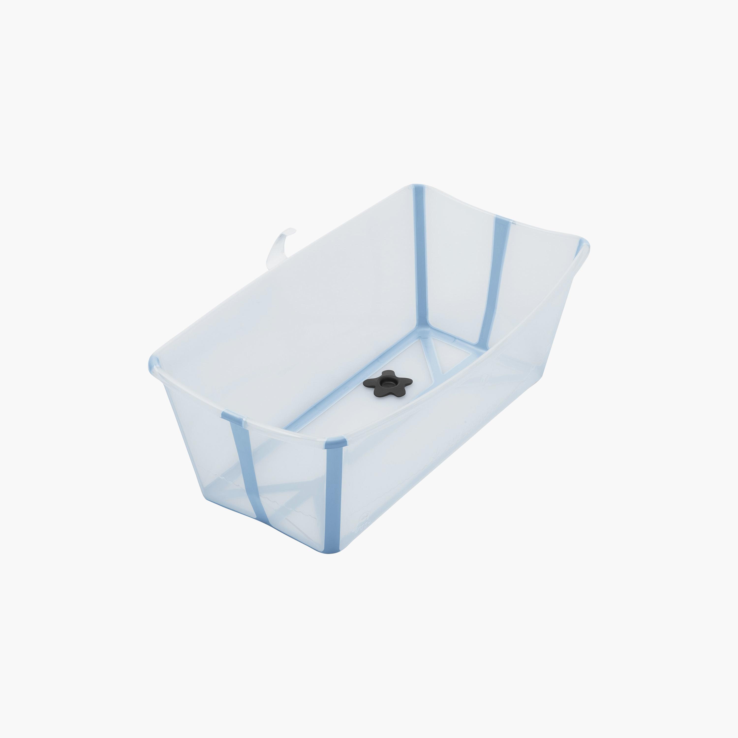 Stokke Flexi Bath Foldable Bathtub with Heat Sensitive Drain Plug-baby-bathandcare-bathtubs-image-1