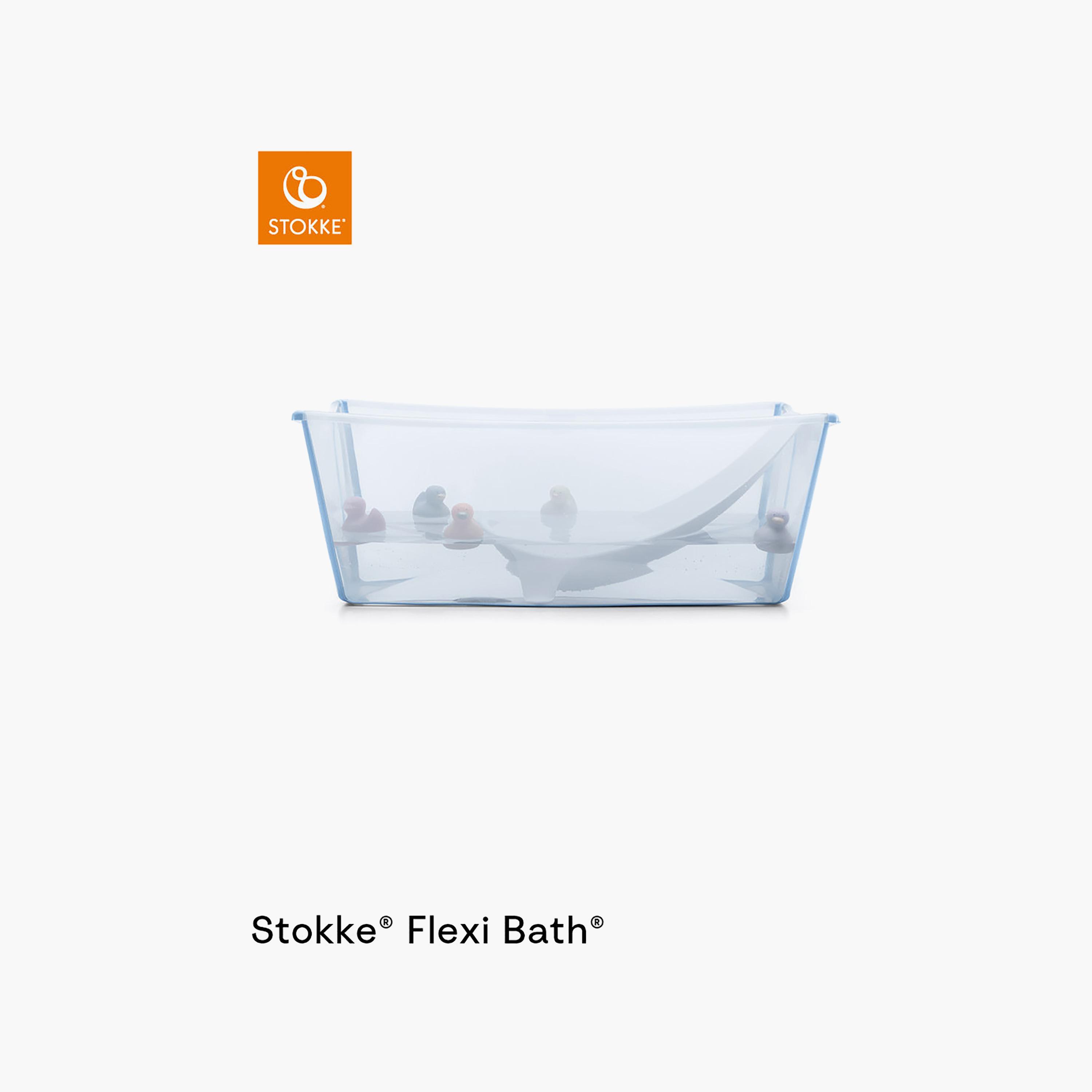 Stokke Flexi Bath Foldable Bathtub with Heat Sensitive Drain Plug-baby-bathandcare-bathtubs-image-6