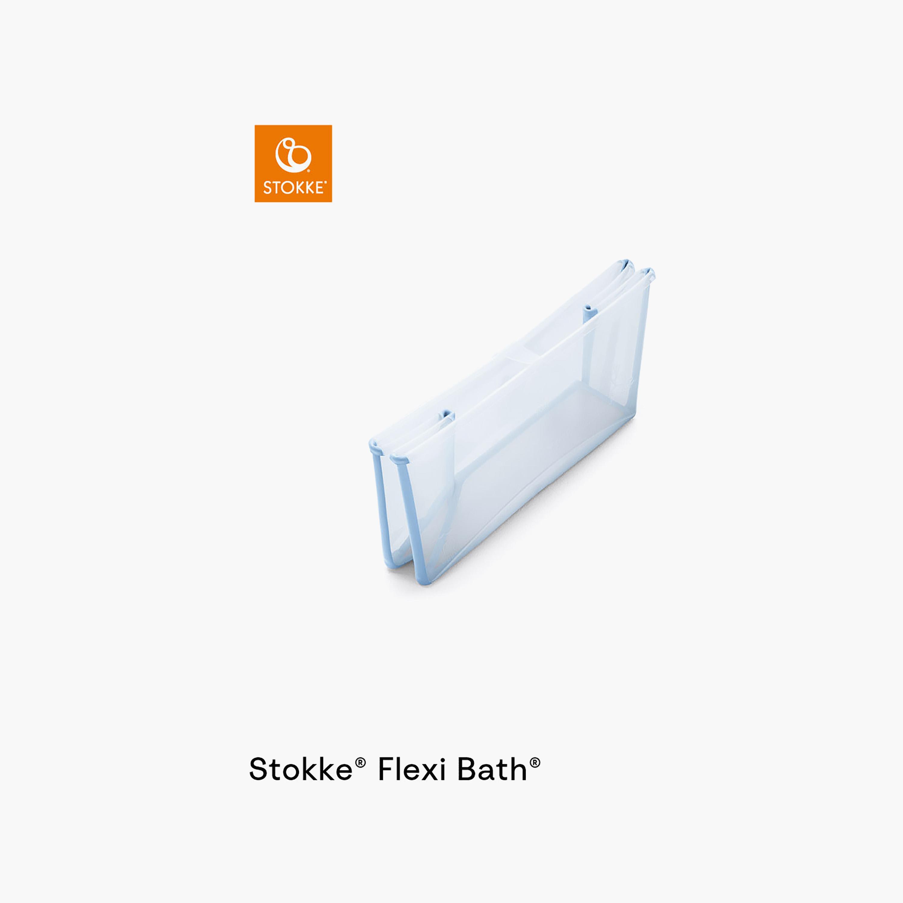 Stokke Flexi Bath Foldable Bathtub with Heat Sensitive Drain Plug-baby-bathandcare-bathtubs-image-7