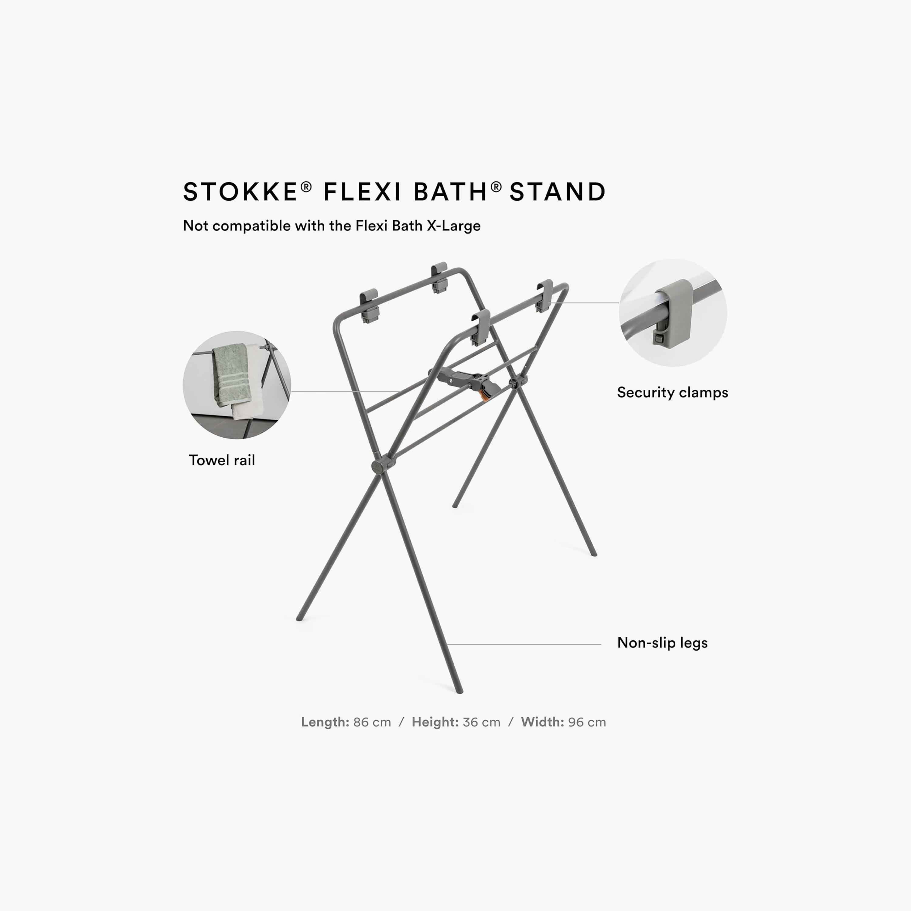 Stokke Flexi Bath Bathtub with Support & Bath Stand-baby-bathandcare-bathtubs-image-4