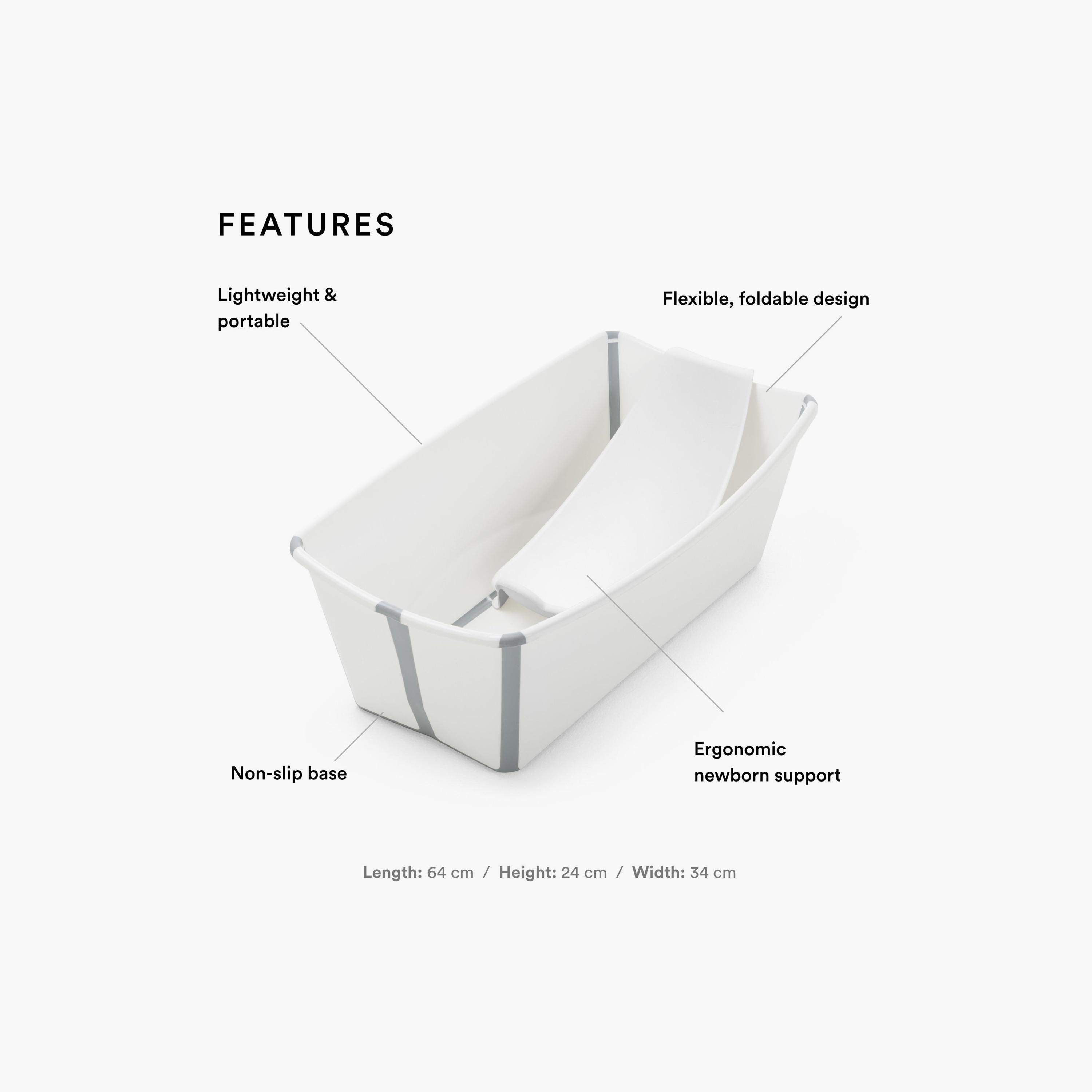Stokke Flexi Bathtub with Newborn Support-baby-bathandcare-bathtubs-image-2