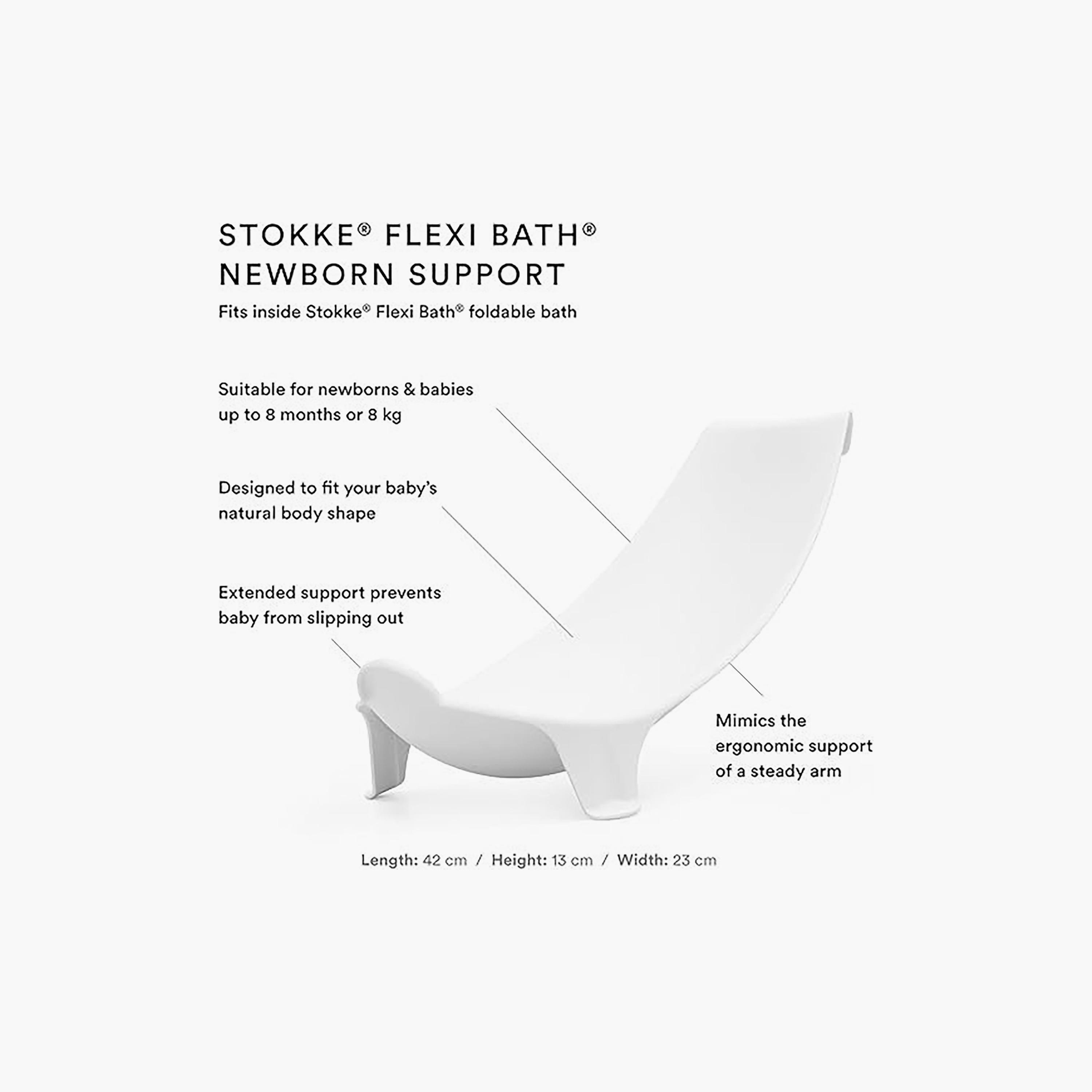 Stokke Flexi Bathtub with Newborn Support-baby-bathandcare-bathtubs-image-3