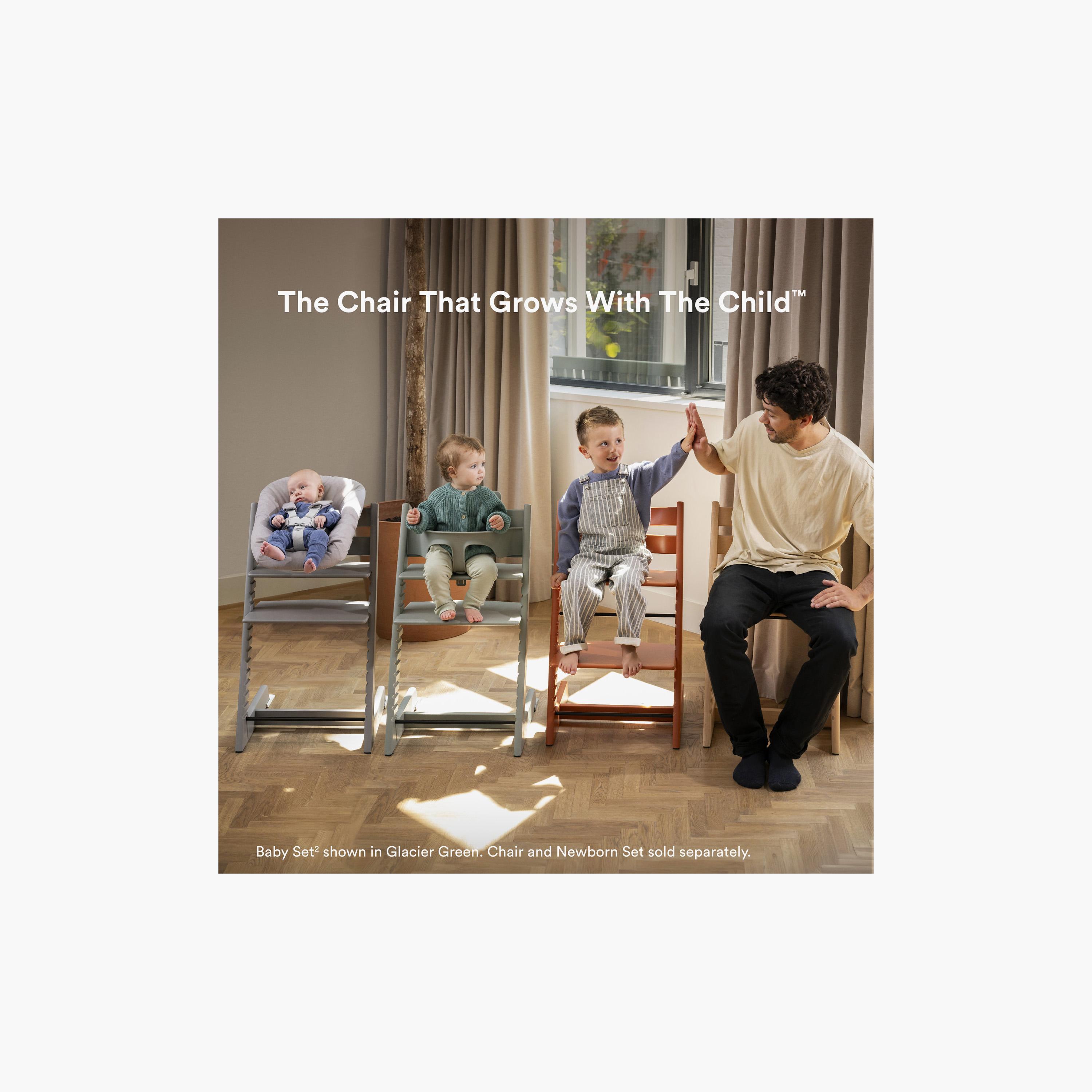 Stokke Tripp Trapp Baby Set Backrest & Rail with Extended Gliders-baby-feeding-highchairsandboosters-image-8