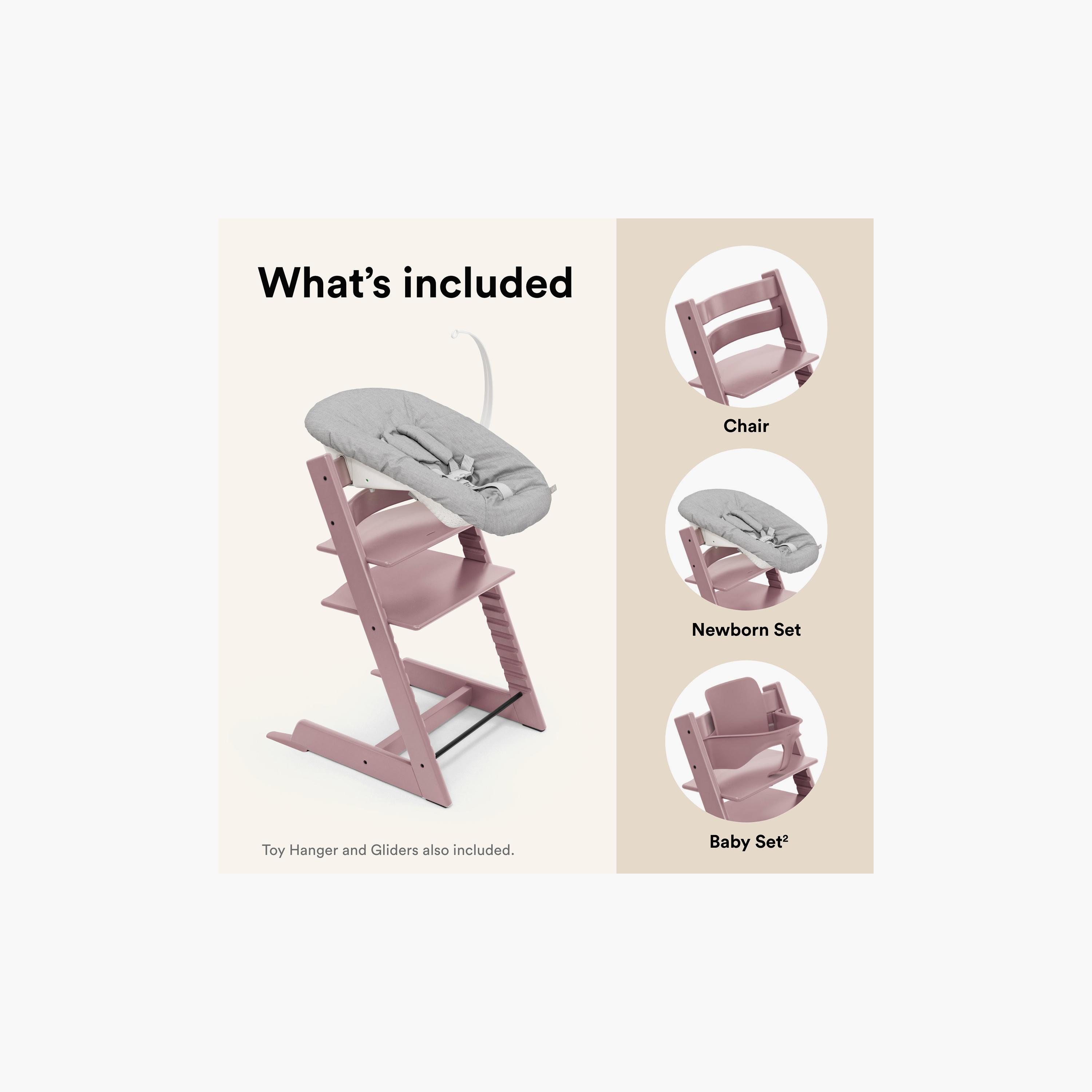 Stokke Tripp Trapp Chair with Baby Set & Newborn Set-baby-feeding-highchairsandboosters-image-9