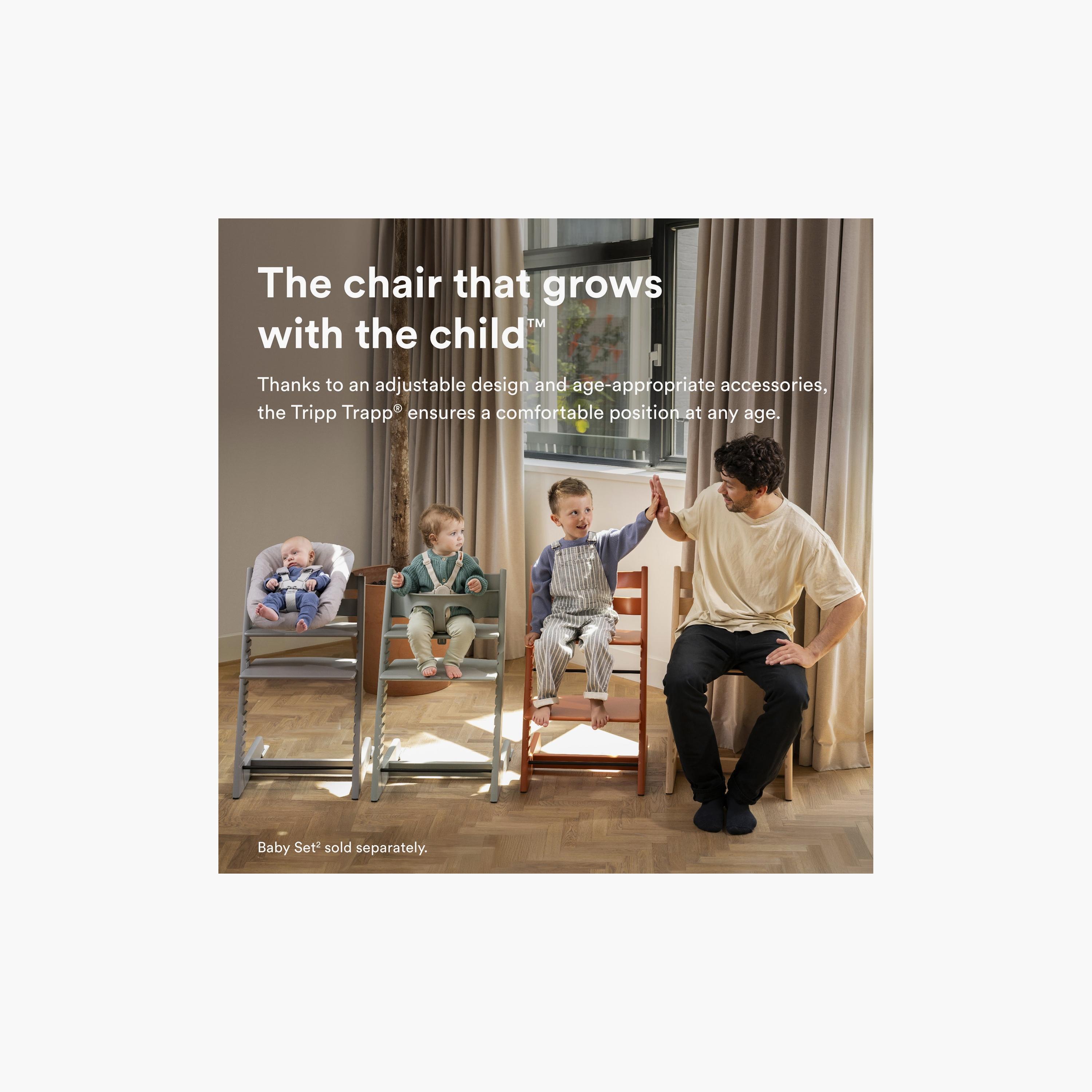 Stokke Tripp Trapp Chair with Toy Hanger & Newborn Set-baby-feeding-highchairsandboosters-image-2
