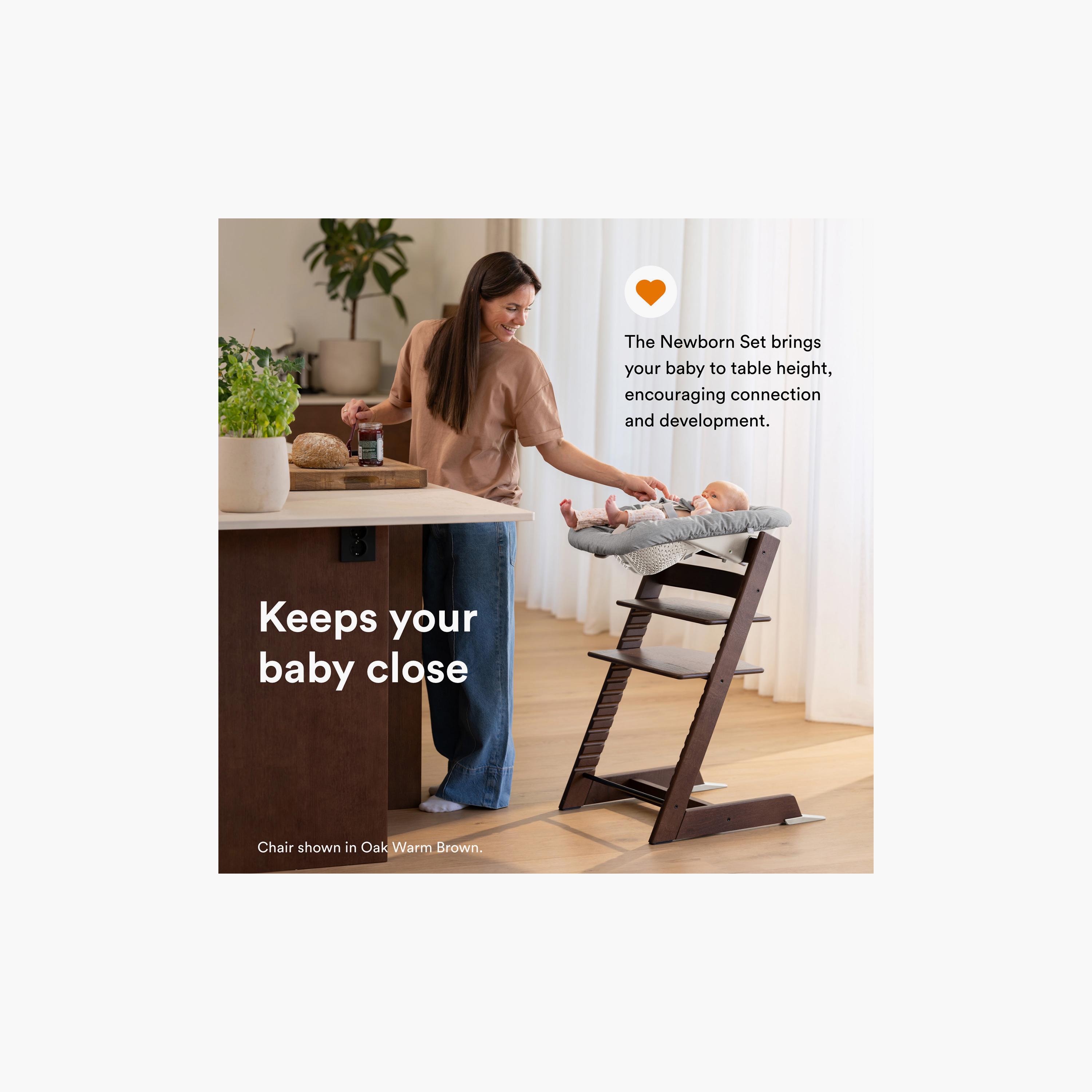 Stokke Tripp Trapp Chair with Toy Hanger & Newborn Set-baby-feeding-highchairsandboosters-image-3