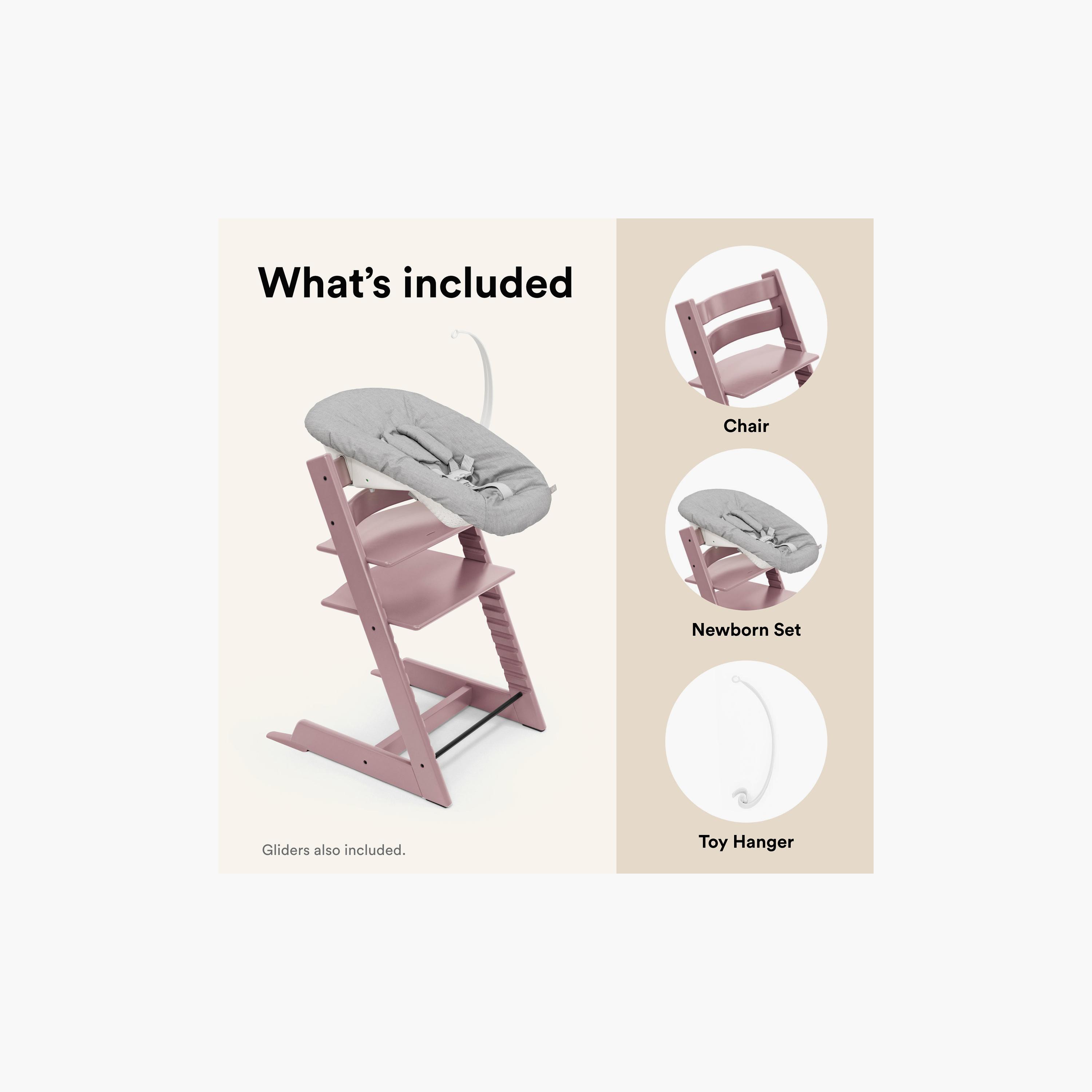 Stokke Tripp Trapp Chair with Toy Hanger & Newborn Set-baby-feeding-highchairsandboosters-image-7