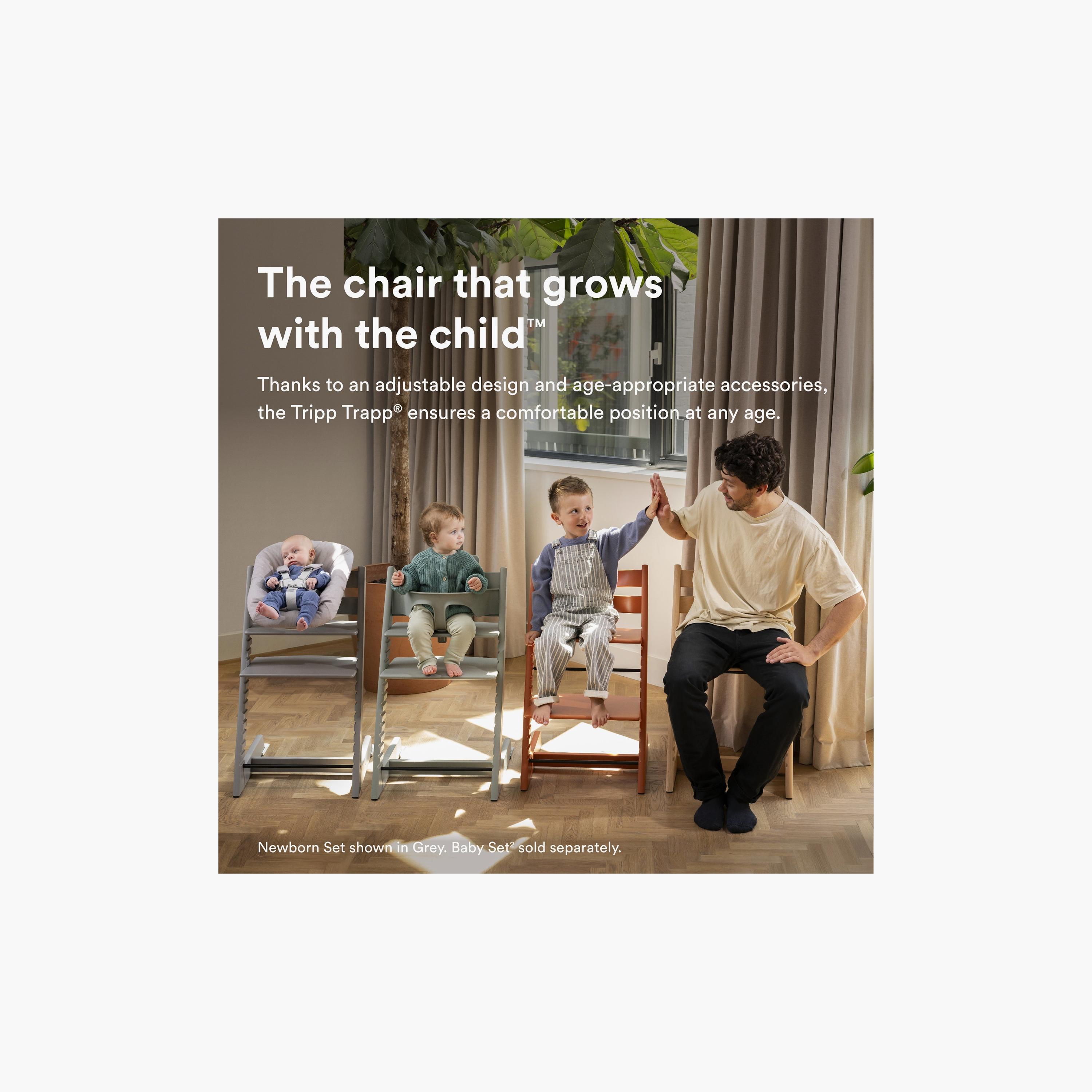 Stokke Tripp Trapp Chair with Toy Hanger & Newborn Set-baby-feeding-highchairsandboosters-image-2
