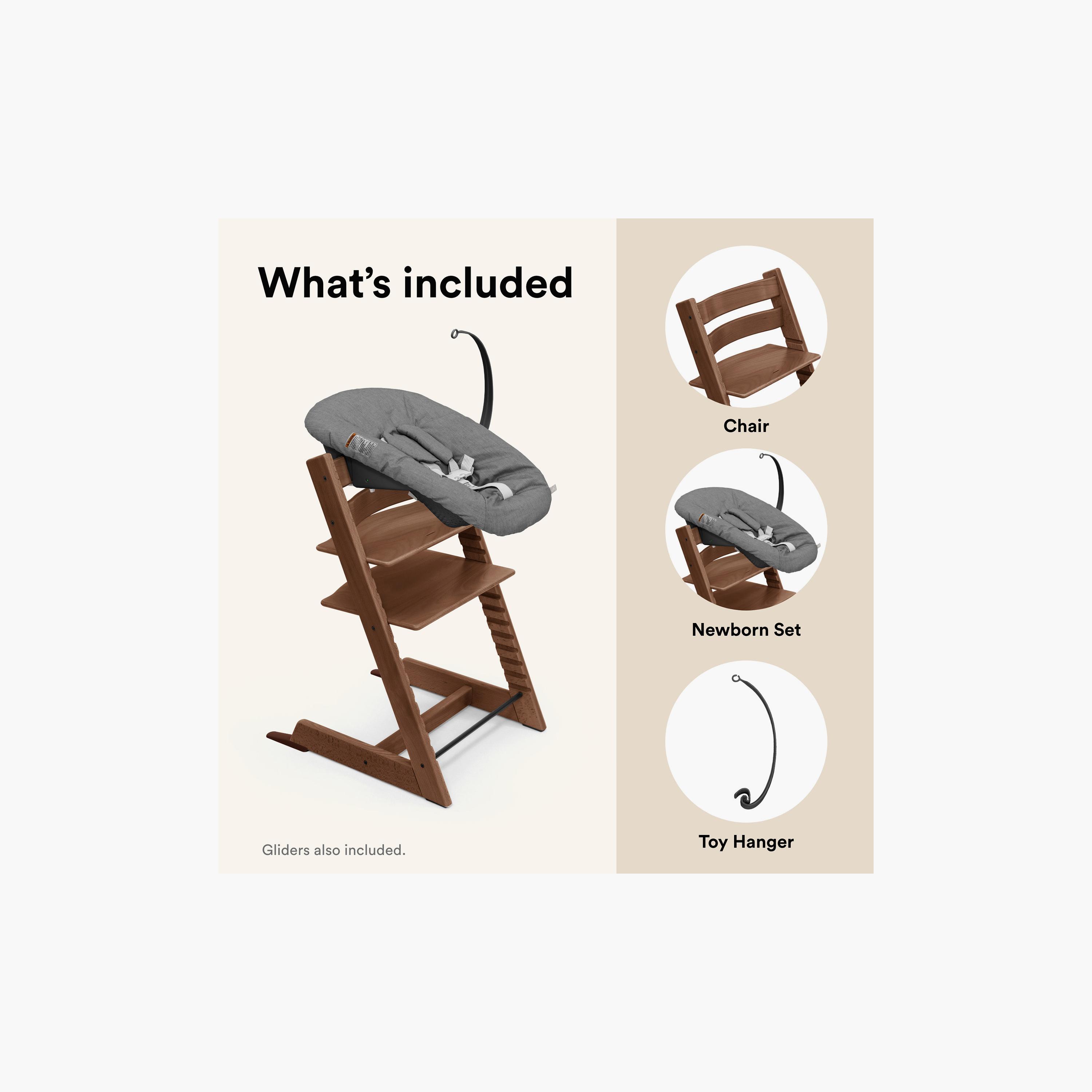 Stokke Tripp Trapp Chair with Toy Hanger & Newborn Set-baby-feeding-highchairsandboosters-image-8