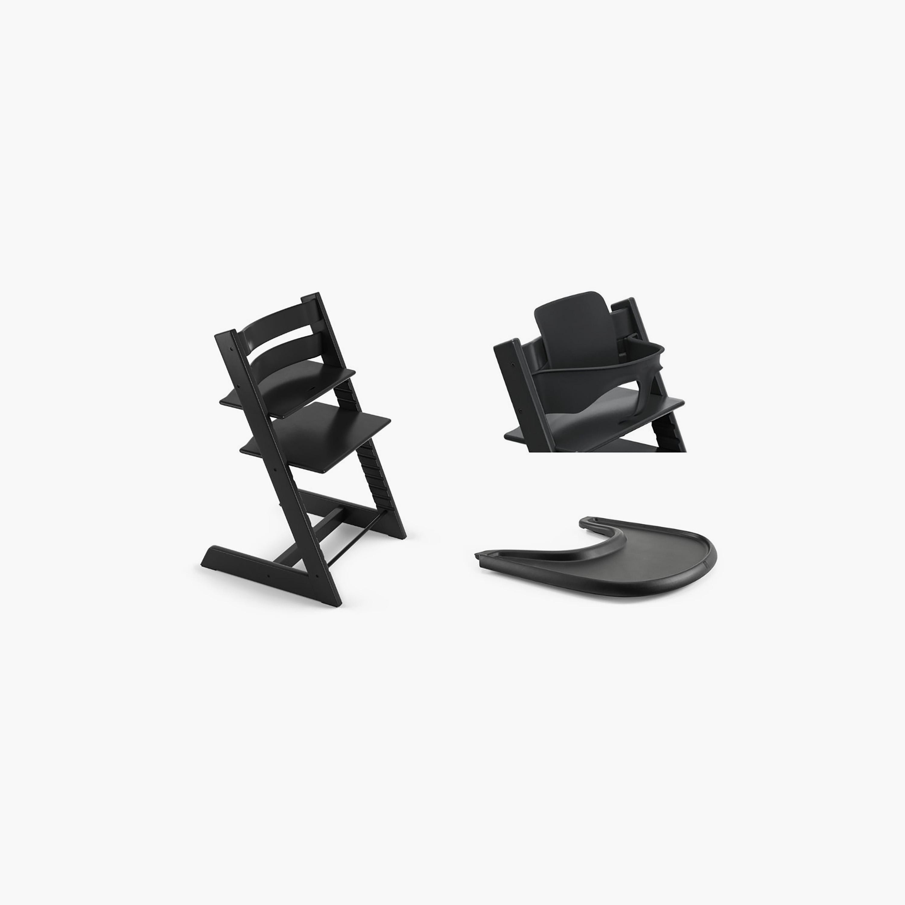 Stokke Comfortable Tripp Trapp Highchair with Baby Set & Tray-baby-feeding-highchairsandboosters-image-3