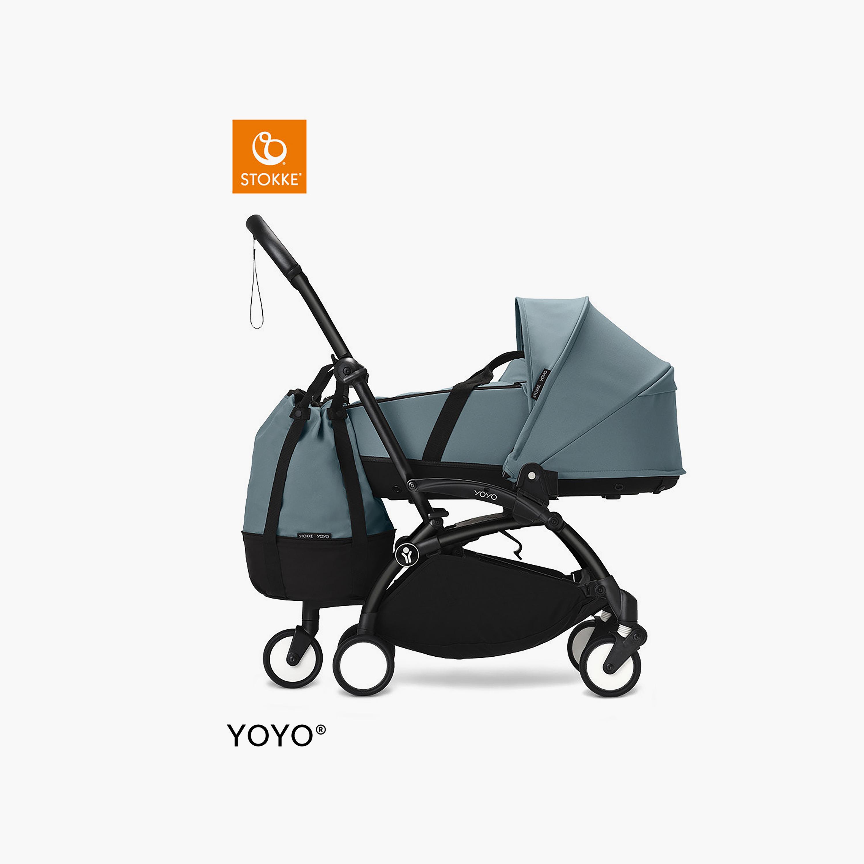 Stokke Yoyo Stroller Bag & Rolling Wheel Base with Hook Connecter-baby-gear-strollersandprams-accessories-image-1