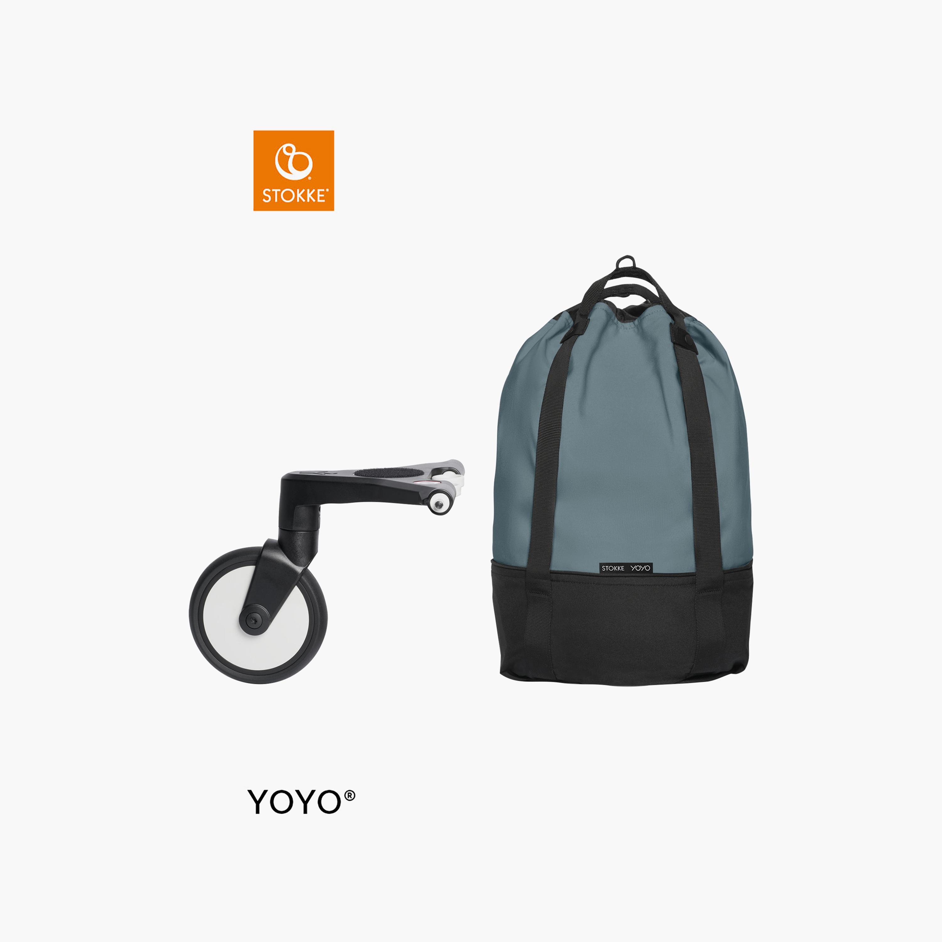 Stokke Yoyo Stroller Bag & Rolling Wheel Base with Hook Connecter-baby-gear-strollersandprams-accessories-image-3