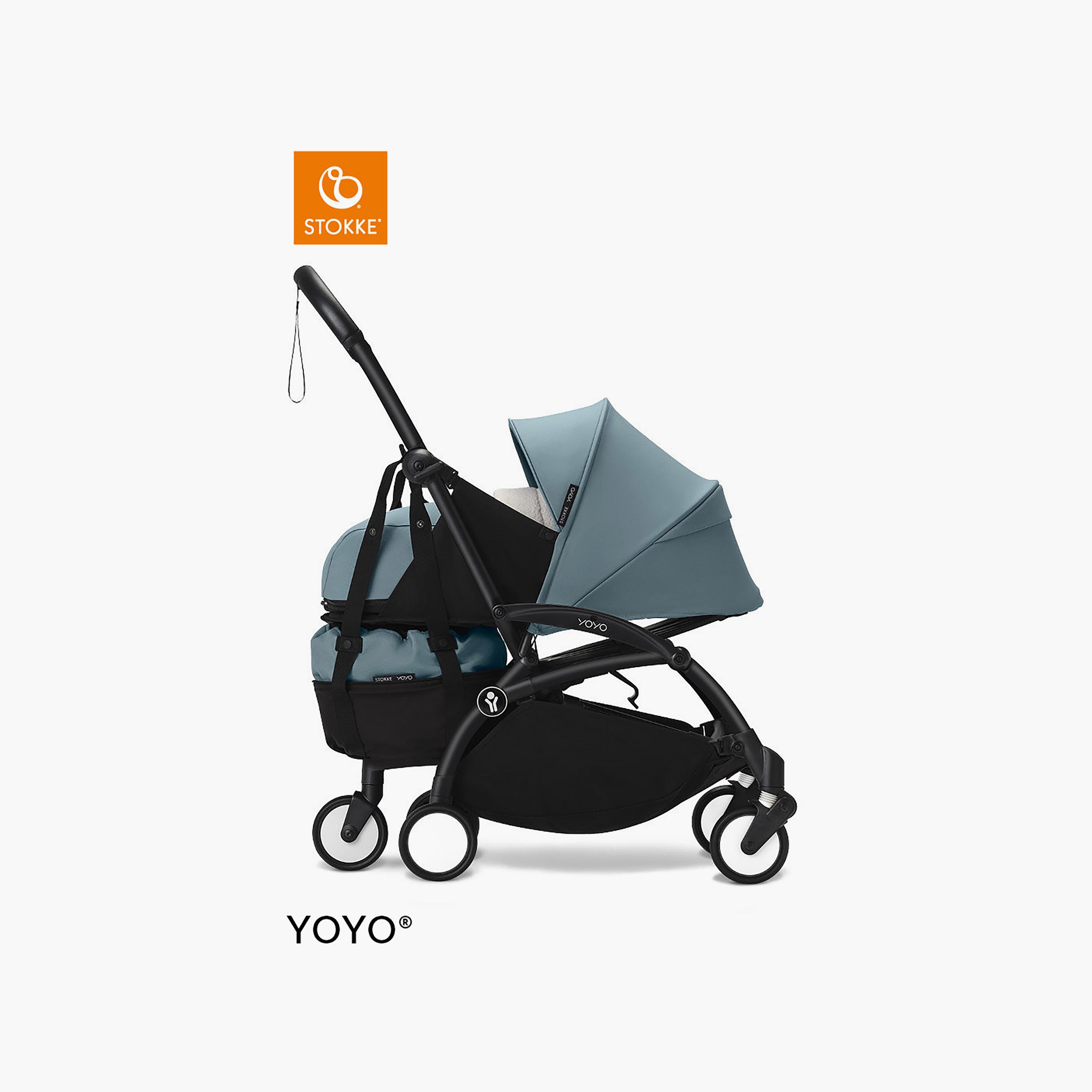 Stokke Yoyo Stroller Bag & Rolling Wheel Base with Hook Connecter-baby-gear-strollersandprams-accessories-image-4