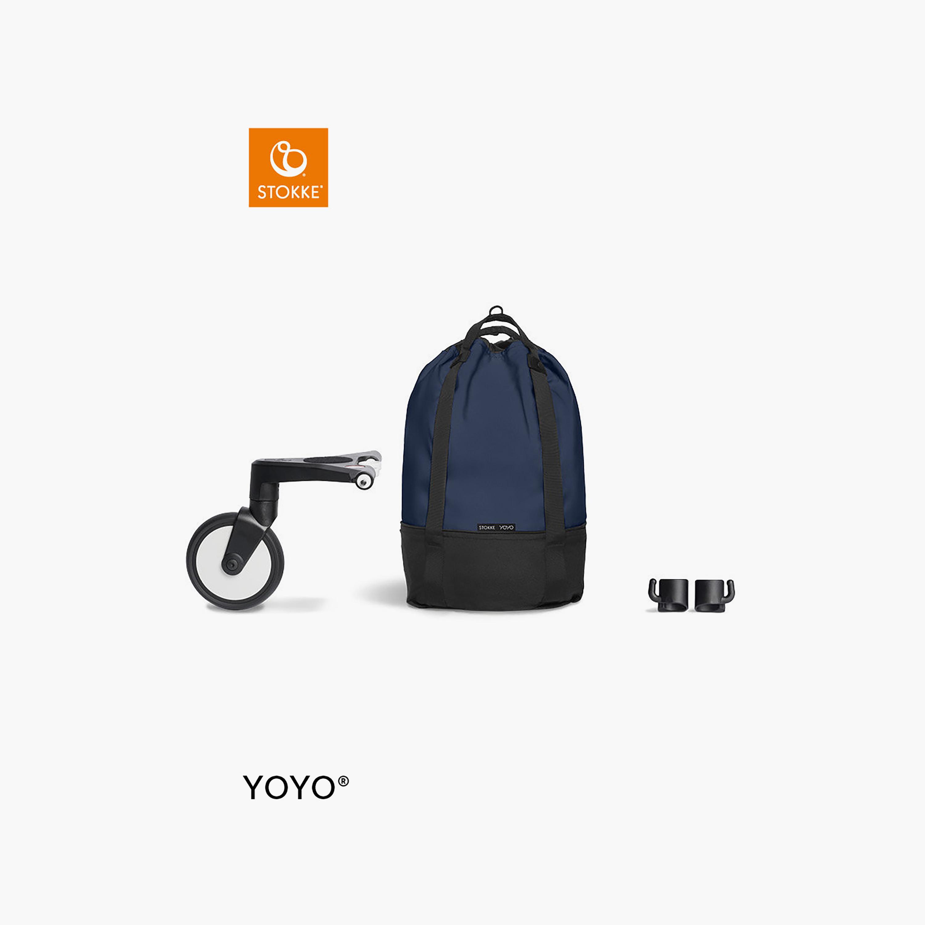 Stokke Yoyo Stroller Bag & Rolling Wheel Base with Hook Connecter-baby-gear-strollersandprams-accessories-image-7