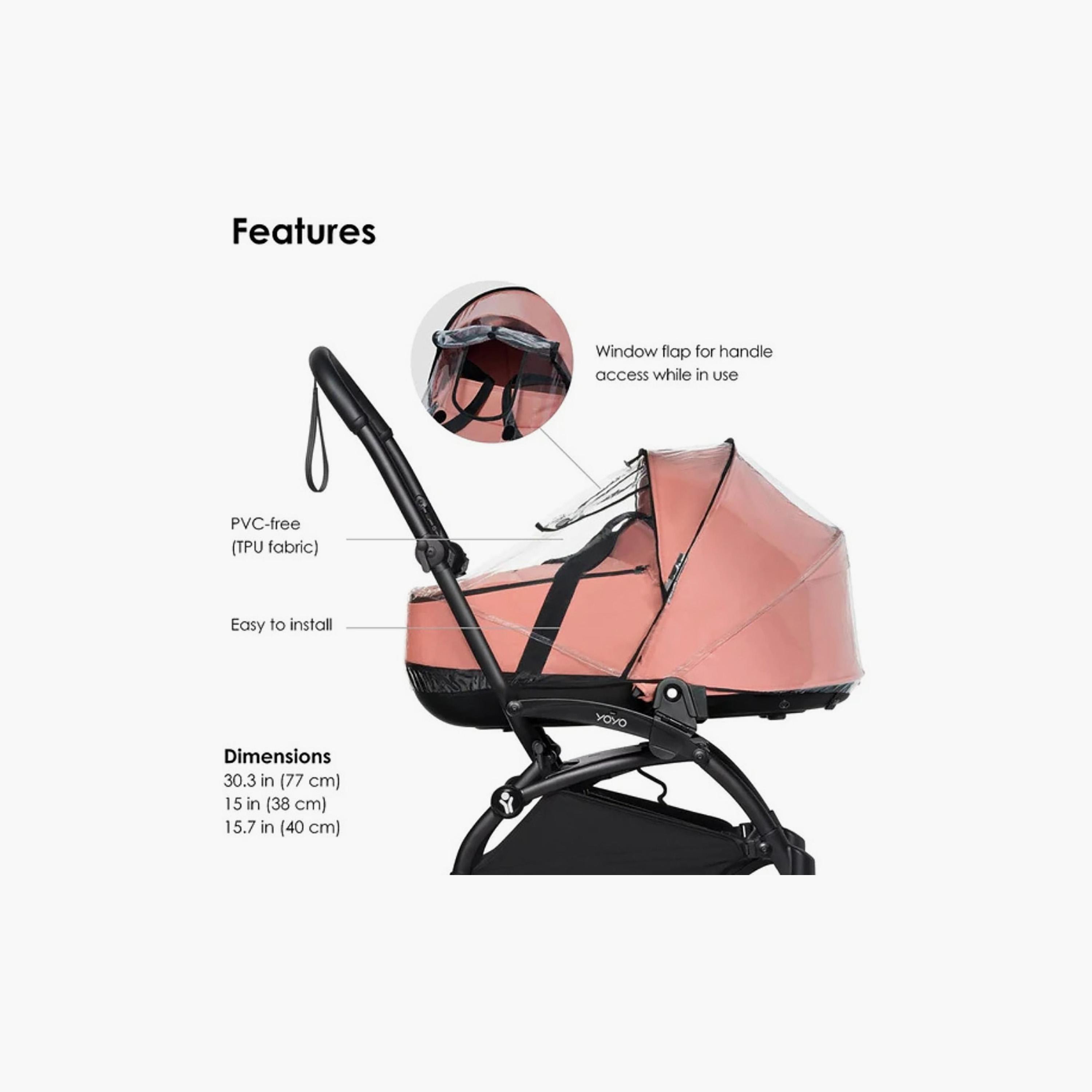 Stokke Yoyo Newborn Shell Rain Cover-baby-gear-strollersandprams-accessories-image-3
