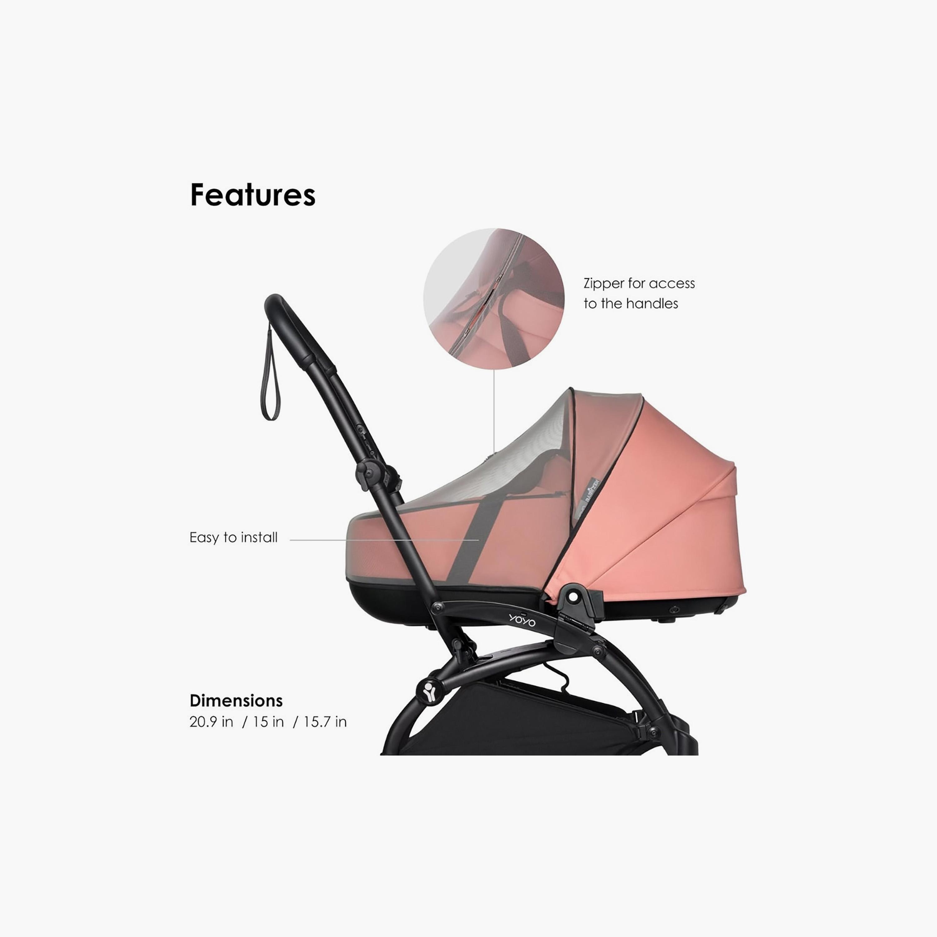 Stokke Yoyo Newborn Shell Mosquito Net-baby-gear-strollersandprams-accessories-image-3