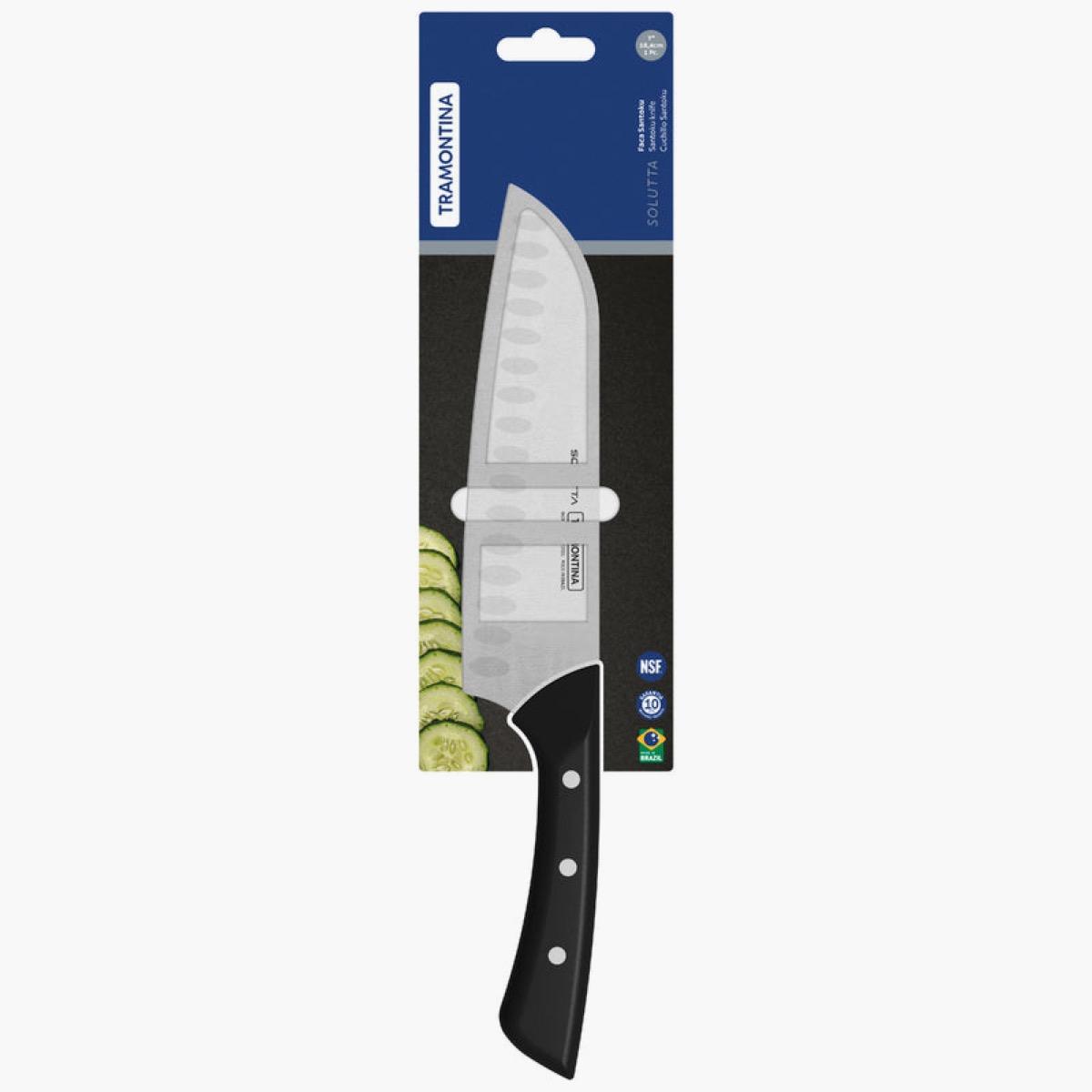 Tramontina Solutta 7-inch Stainless Steel Santoku Knife