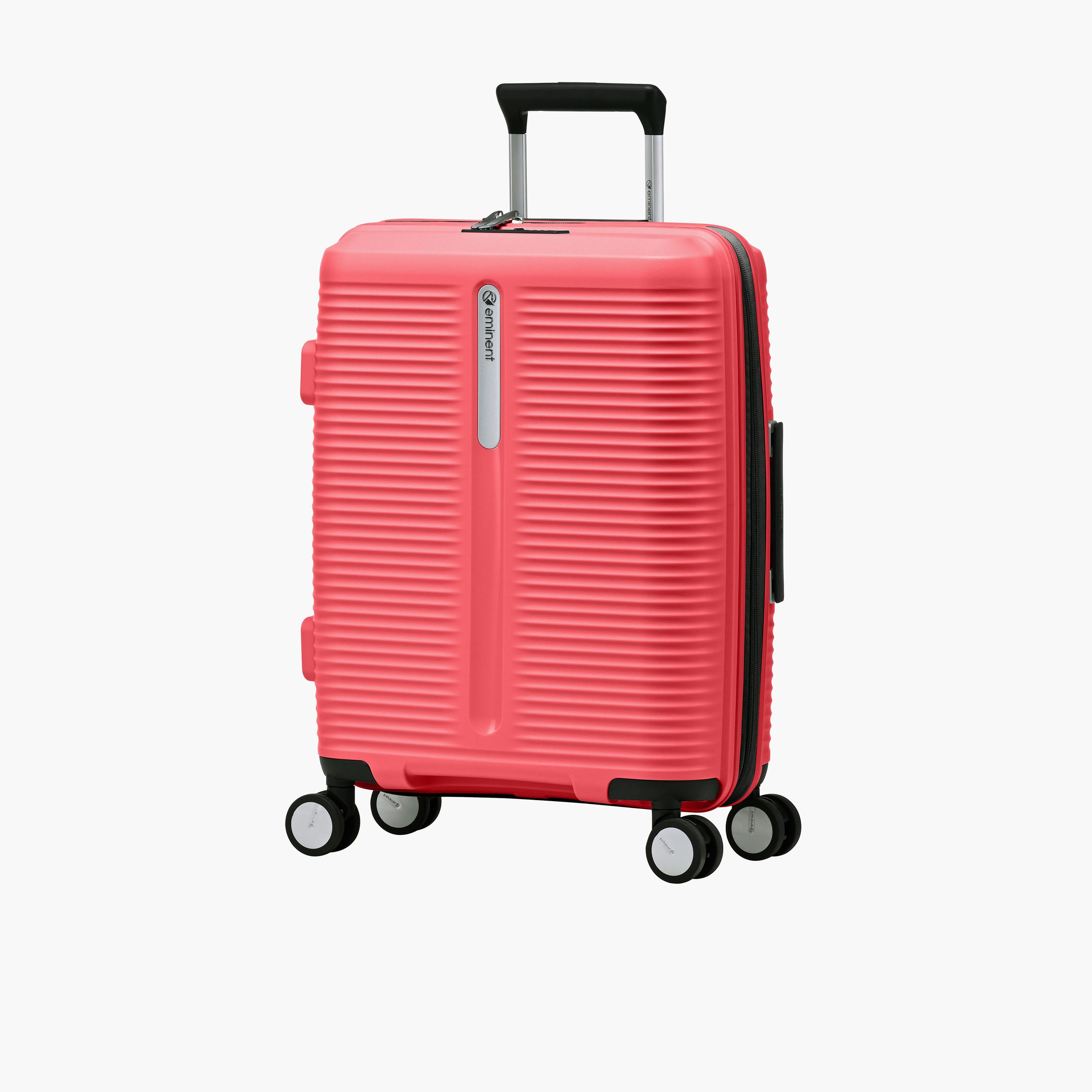 Eminent 55 CM Small Cabin Polypropylene Hard-Sided 4-Wheeler Spinner Trolley Bag with TSA Lock-travel-luggagesandbags-luggage-image-1