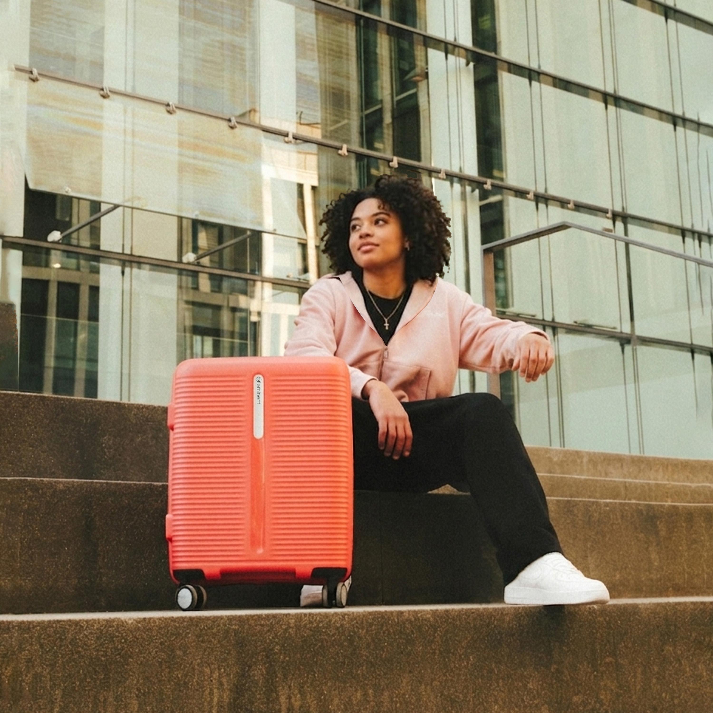 Eminent 55 CM Small Cabin Polypropylene Hard-Sided 4-Wheeler Spinner Trolley Bag with TSA Lock-travel-luggagesandbags-luggage-image-10