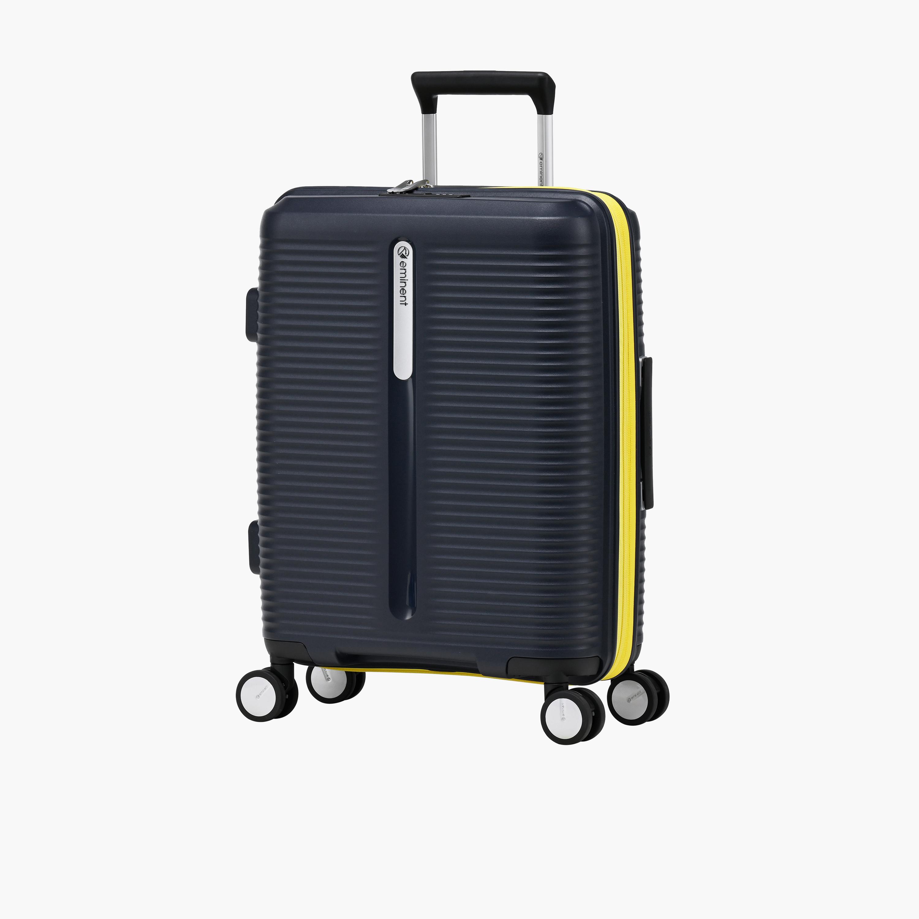 Eminent 55 CM Small Cabin Polypropylene Hard-Sided 4-Wheeler Spinner Trolley Bag with TSA Lock-travel-luggagesandbags-luggage-image-1