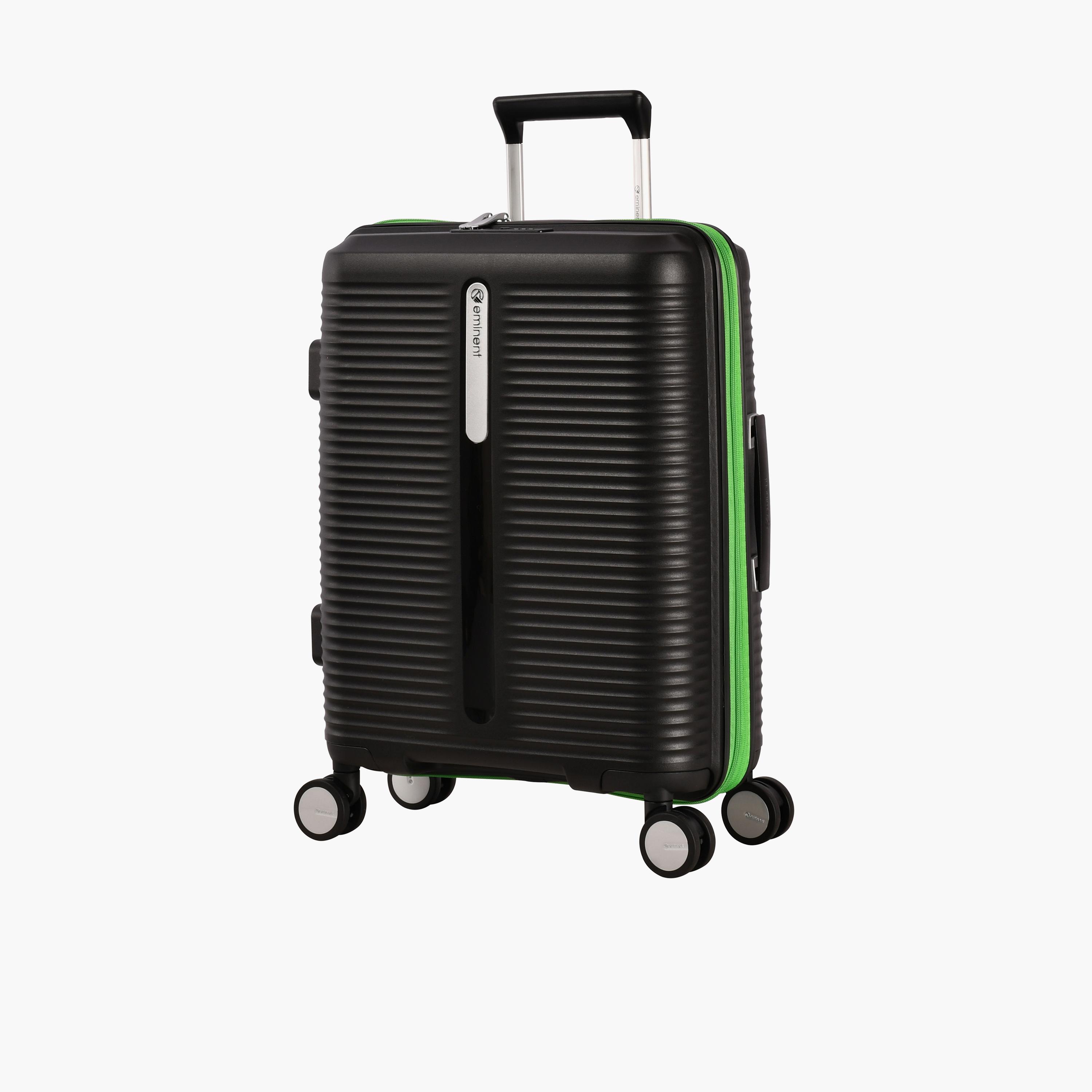 Eminent 55 CM Small Cabin Polypropylene Hard-Sided 4-Wheeler Spinner Trolley Bag with TSA Lock-travel-luggagesandbags-luggage-image-1